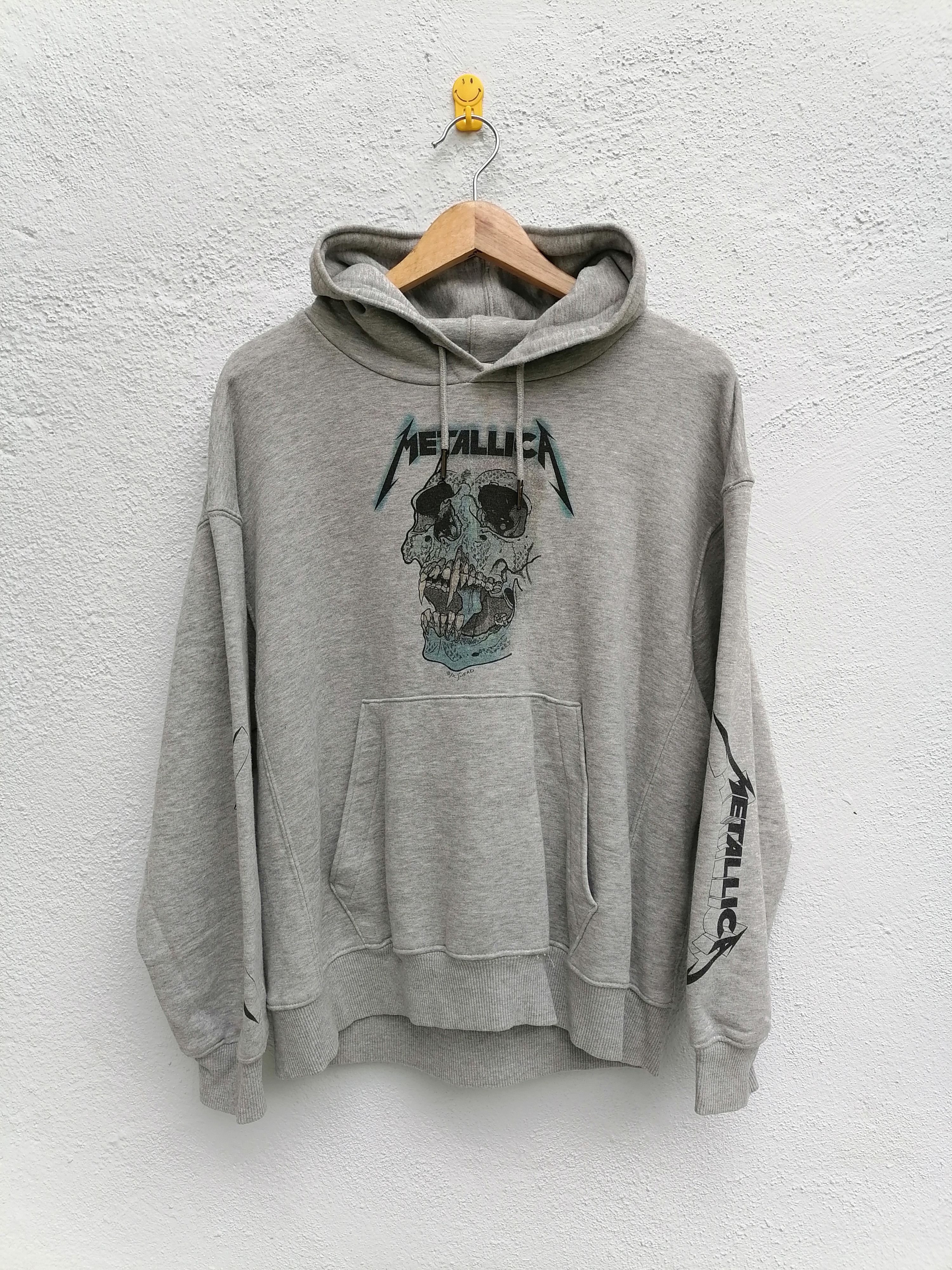 Band Tees × GU × Metallica ©2017 Metallica x Gu Under License Pushead Hoodies Size US S / EU 44-46 / 1 - 8 Thumbnail