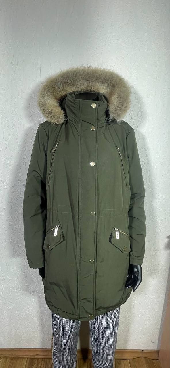 Michael Kors Green parka jacket Loose Fit MICHAEL Michael Kors, size L Size L / US 10 / IT 46 - 1 Thumbnail