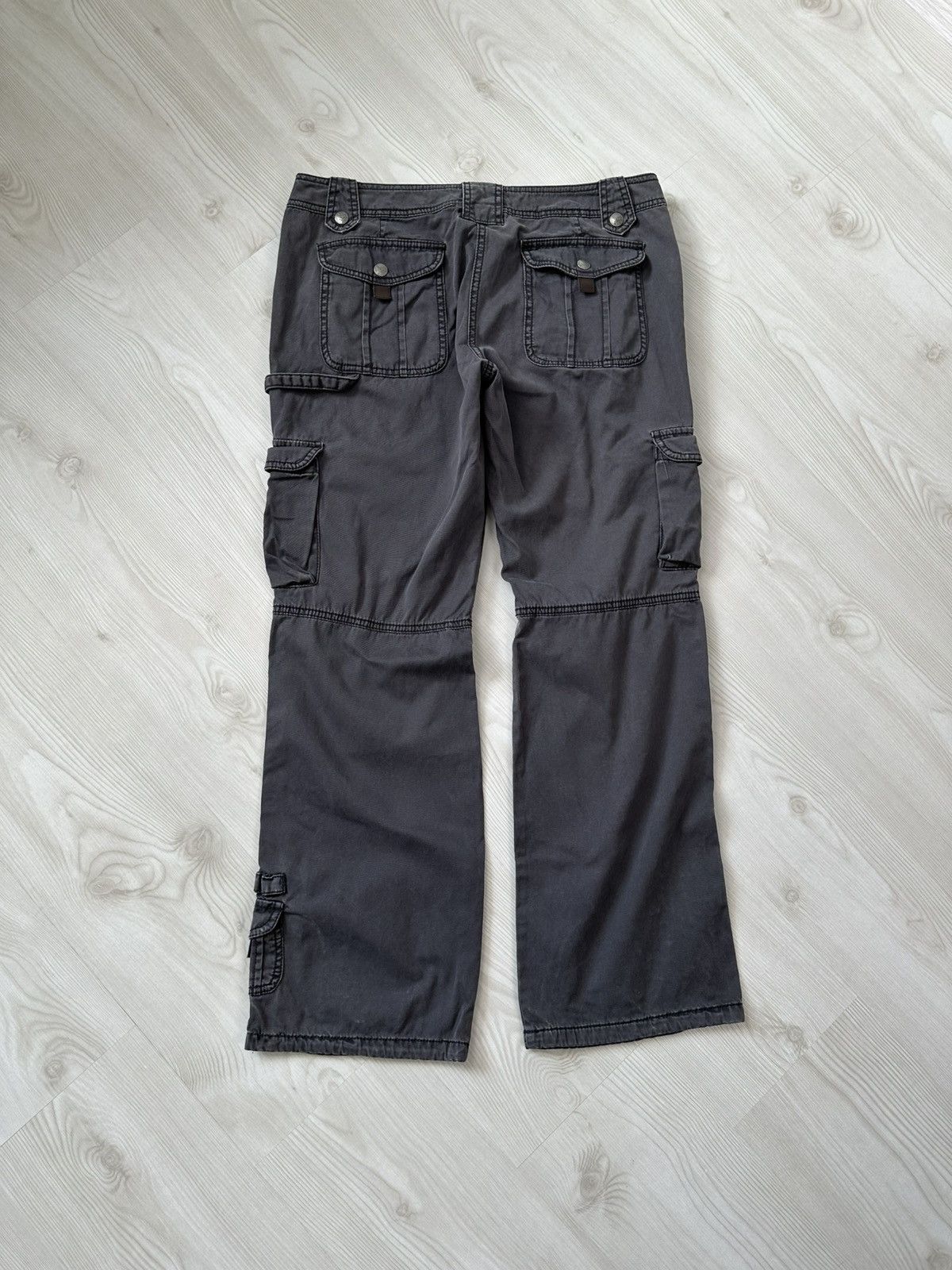 14th Addiction × Japanese Brand Vintage Y2k Cargo Pants Balenciaga Style Streetwear Size 30" / US 8 / IT 44 - 3 Thumbnail