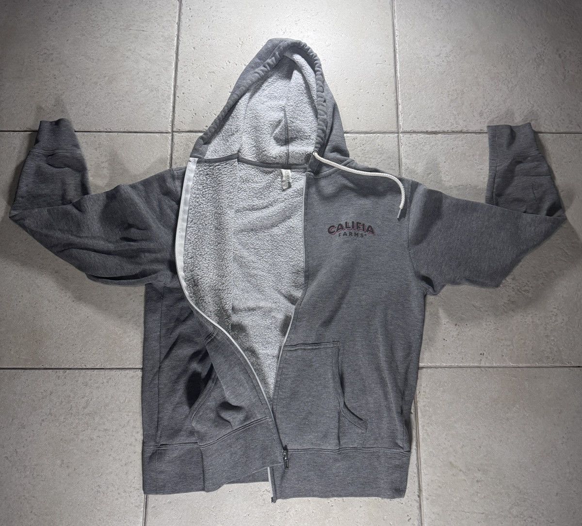 Other Califia Farms Sherpa Lined Full Zip Hoodie Gray M Size US M / EU 48-50 / 2 - 6 Thumbnail