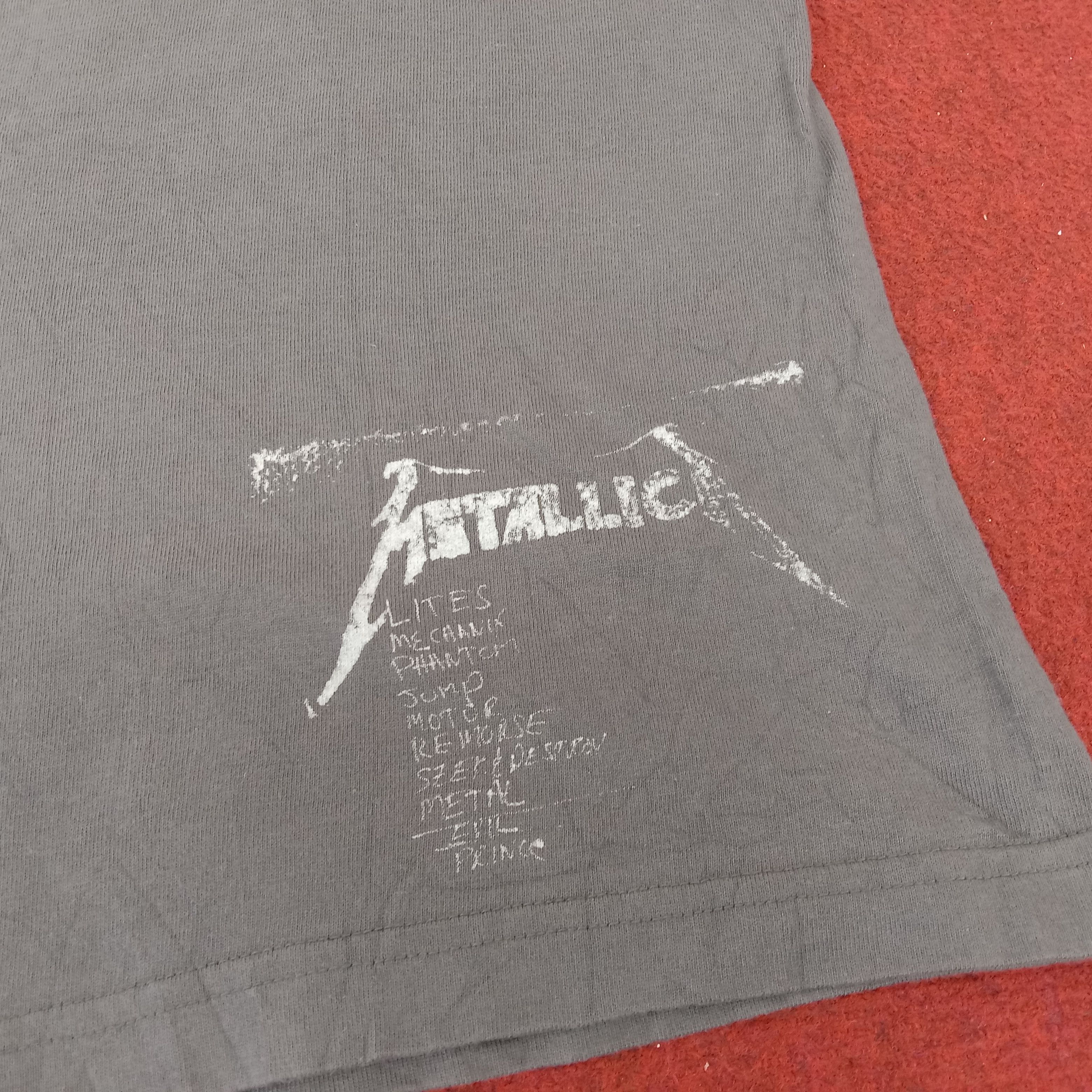 Band Tees × Vintage Metallica Rock Band Music Guitar Design Style Tshirt Size US L / EU 52-54 / 3 - 4 Thumbnail