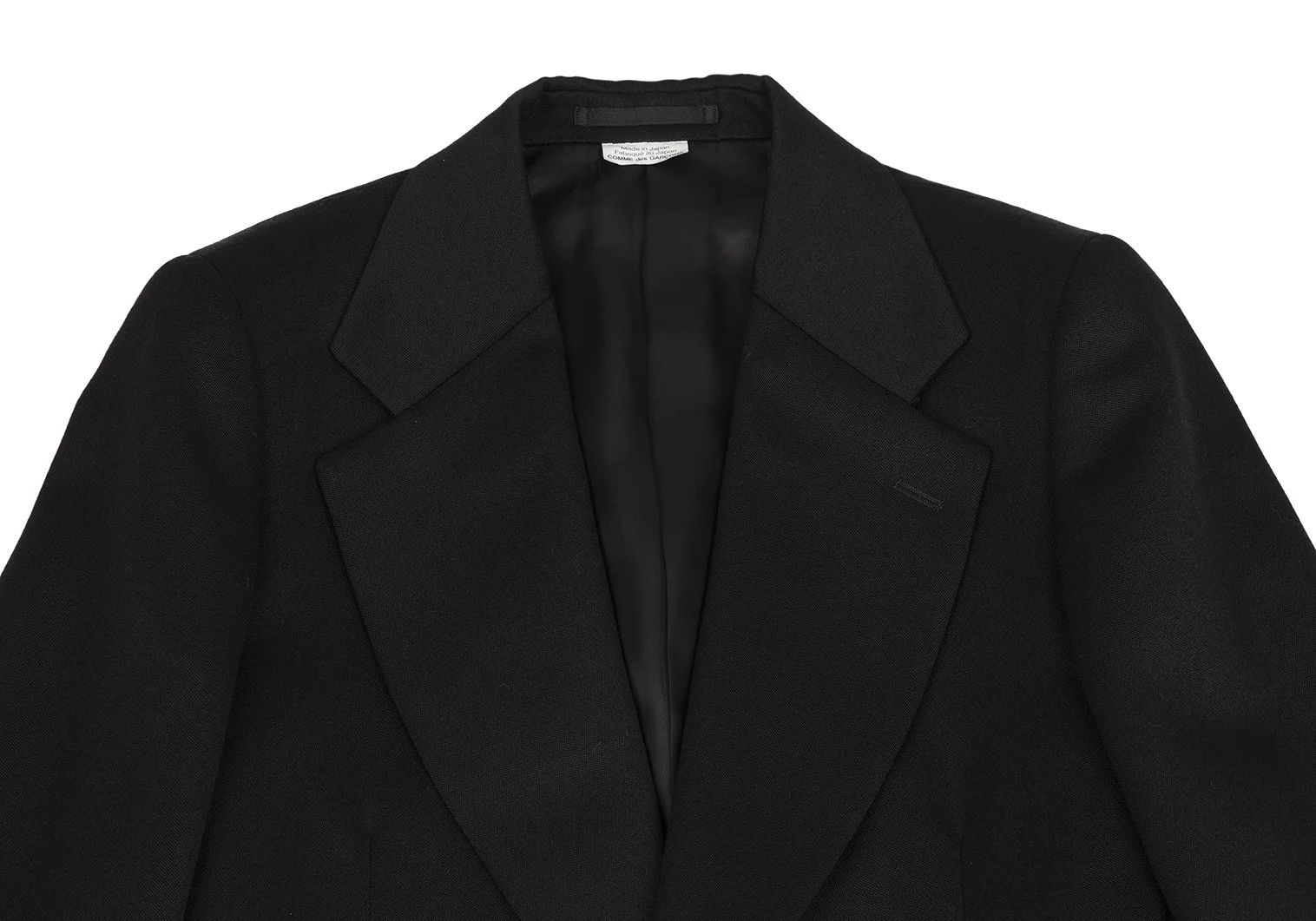 Comme des Garcons Homme Plus Two-tone Wool Flap Pocket Jacket in Black and Red, XS Size US XS / EU 42 / 0 - 2 Thumbnail