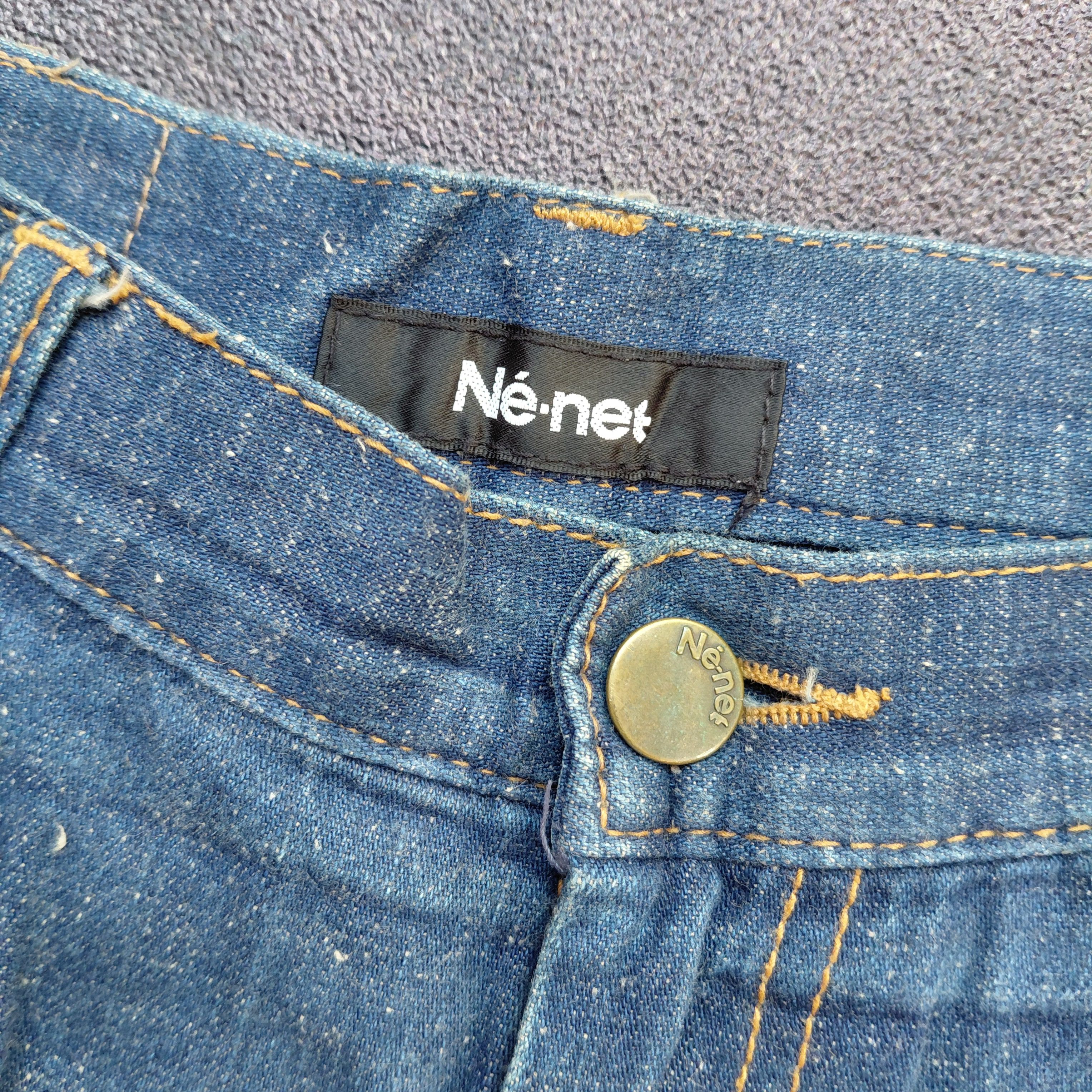 Ne-Net Ne-Net Iisey Miyake Embroidered logo on the pocket Pants Size US 30 / EU 46 - 3 Thumbnail