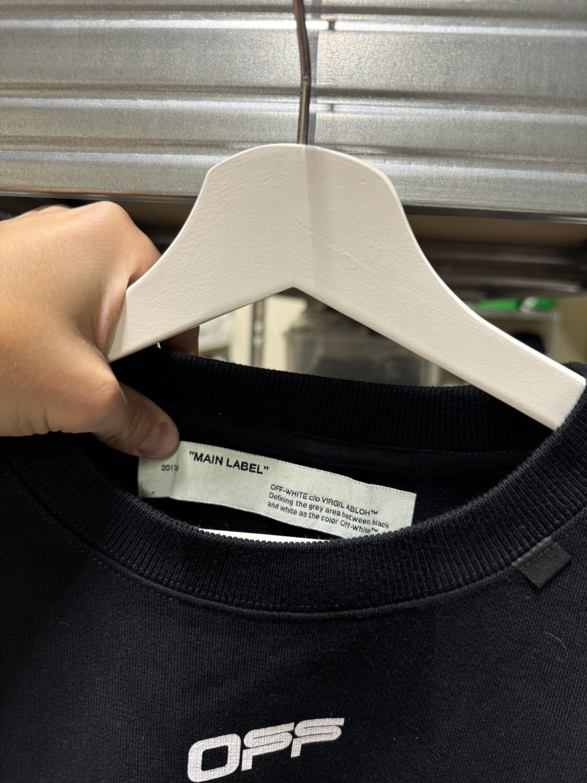 Off-White Off-White Logo Sweatshirt NEW 750$ Size US M / EU 48-50 / 2 - 3 Thumbnail