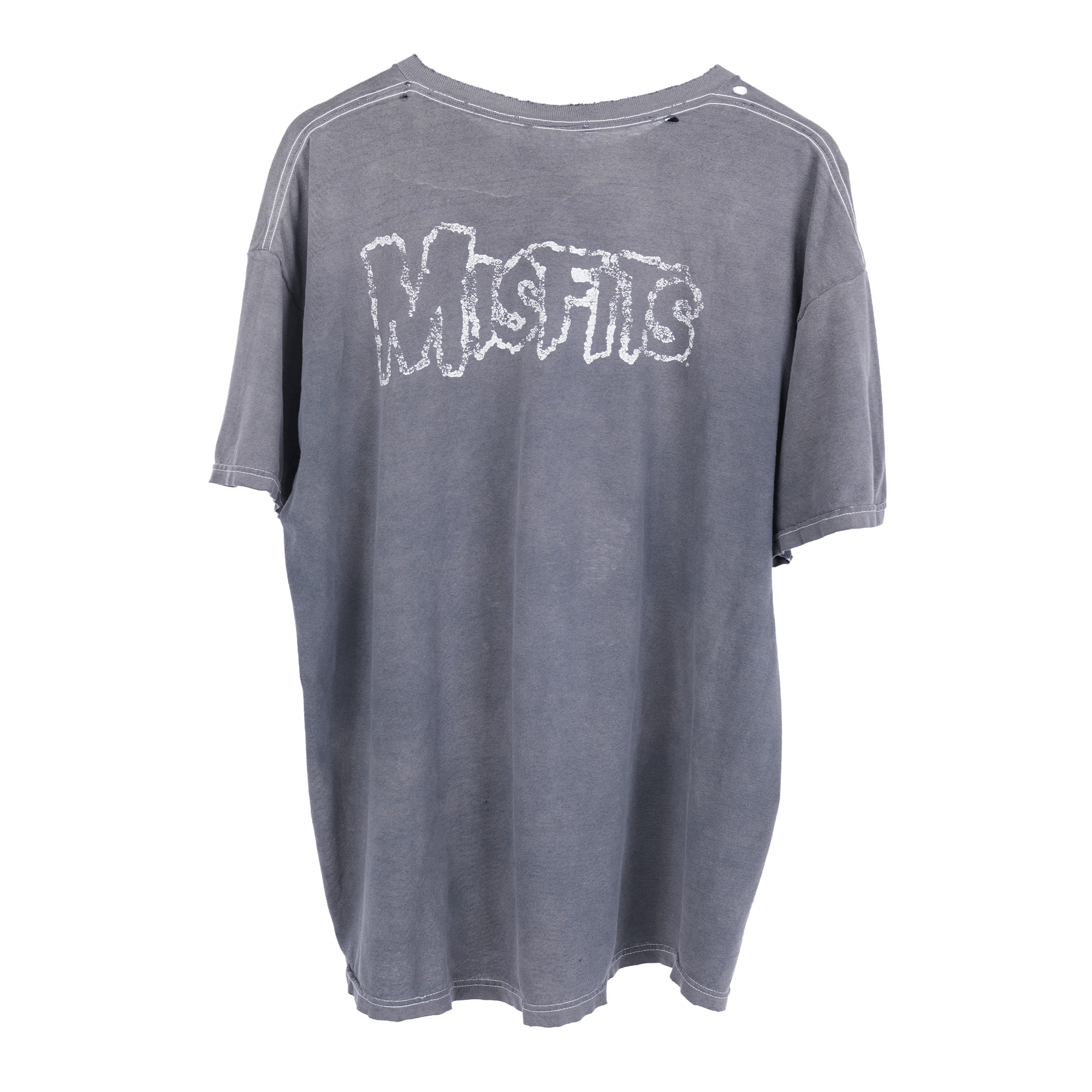 Vintage VINTAGE MISFITS THRASHED SKULL TEE Size US L / EU 52-54 / 3 - 2 Thumbnail