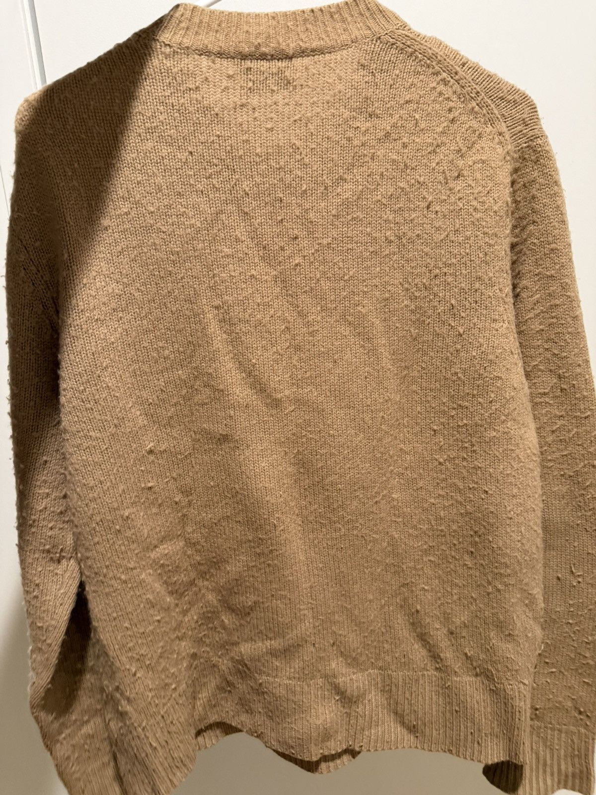 Acne Studios Acne Studios Distressed Camel Wool Blend Sweater – Size XS Size US XS / EU 42 / 0 - 2 Thumbnail
