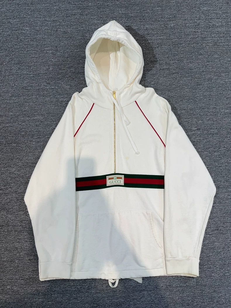 Gucci Gucci Half-zipper belt hoodie 2502-Nextarrow Size US L / EU 52-54 / 3 - 1 Thumbnail