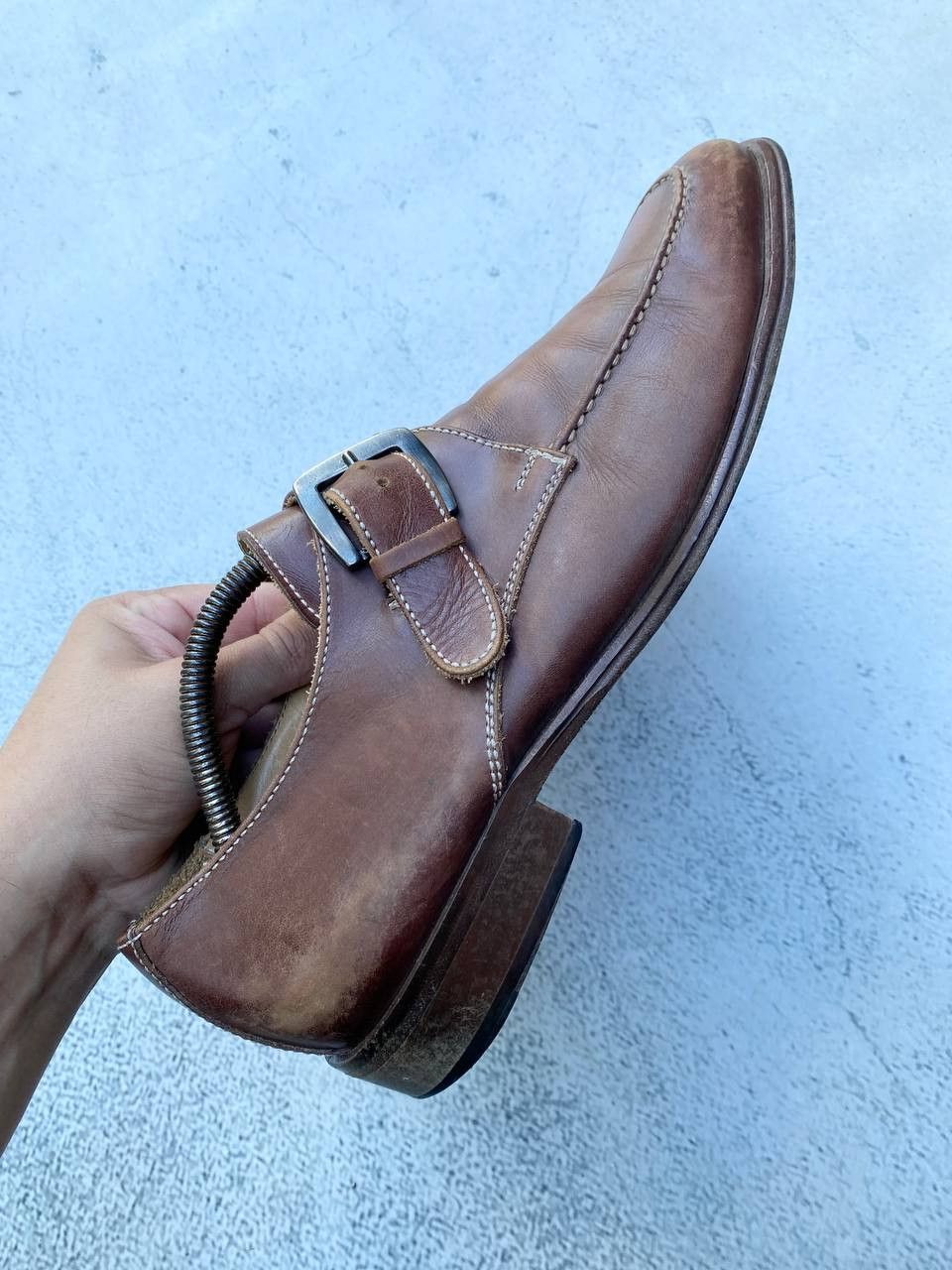 Other Vintage Guidi Dolce Gabbana style Leather Faded Shoes Size US 10 / EU 43 - 8 Thumbnail