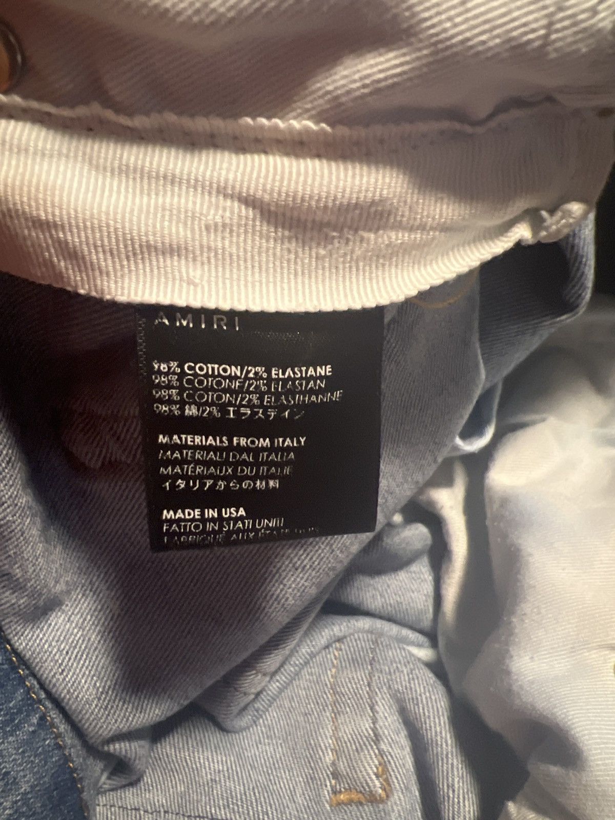 Amiri Amiri Jeans Size US 38 / EU 54 - 10 Thumbnail