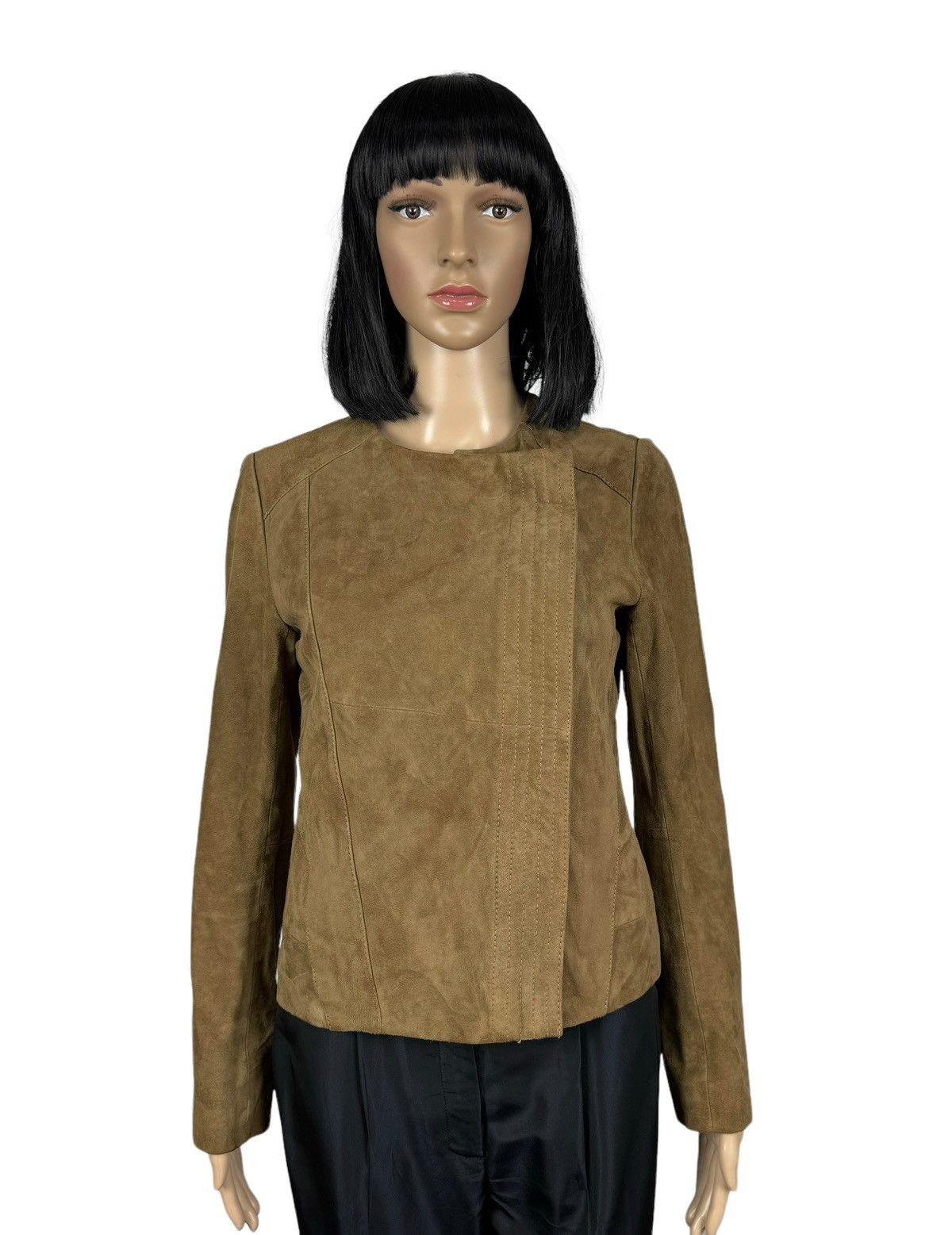 Maje Maje Genuine Goat Suede Leather Jacket size 38 Size S / US 4 / IT 40 - 1 Thumbnail