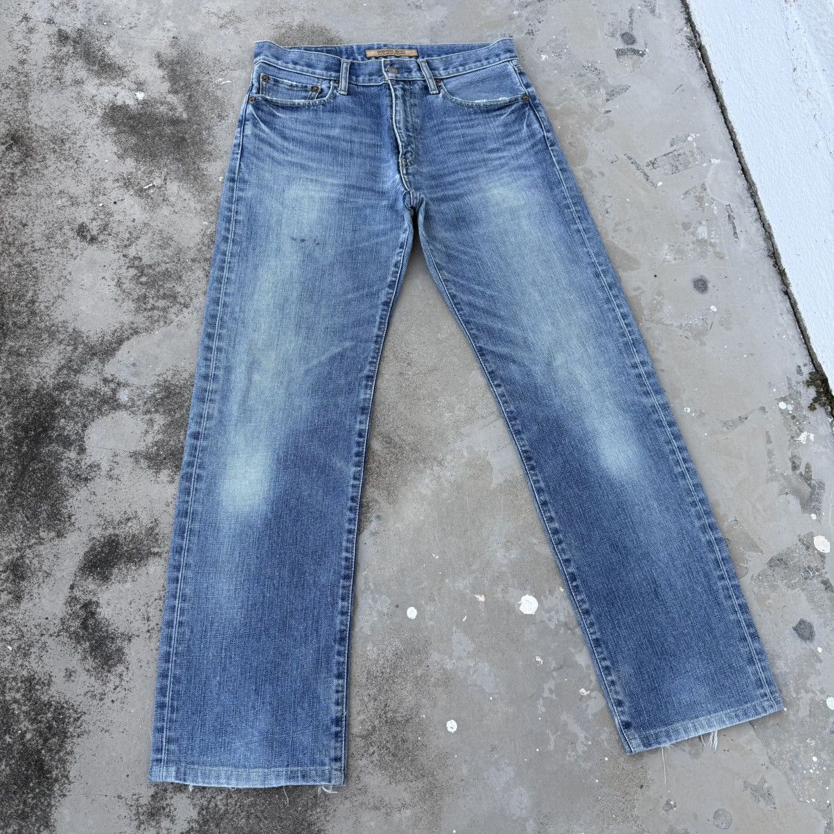 Japanese Brand Vintage S-002 Japan Faded Denim Jean Pants W32 Size US 32 / EU 48 - 14 Thumbnail