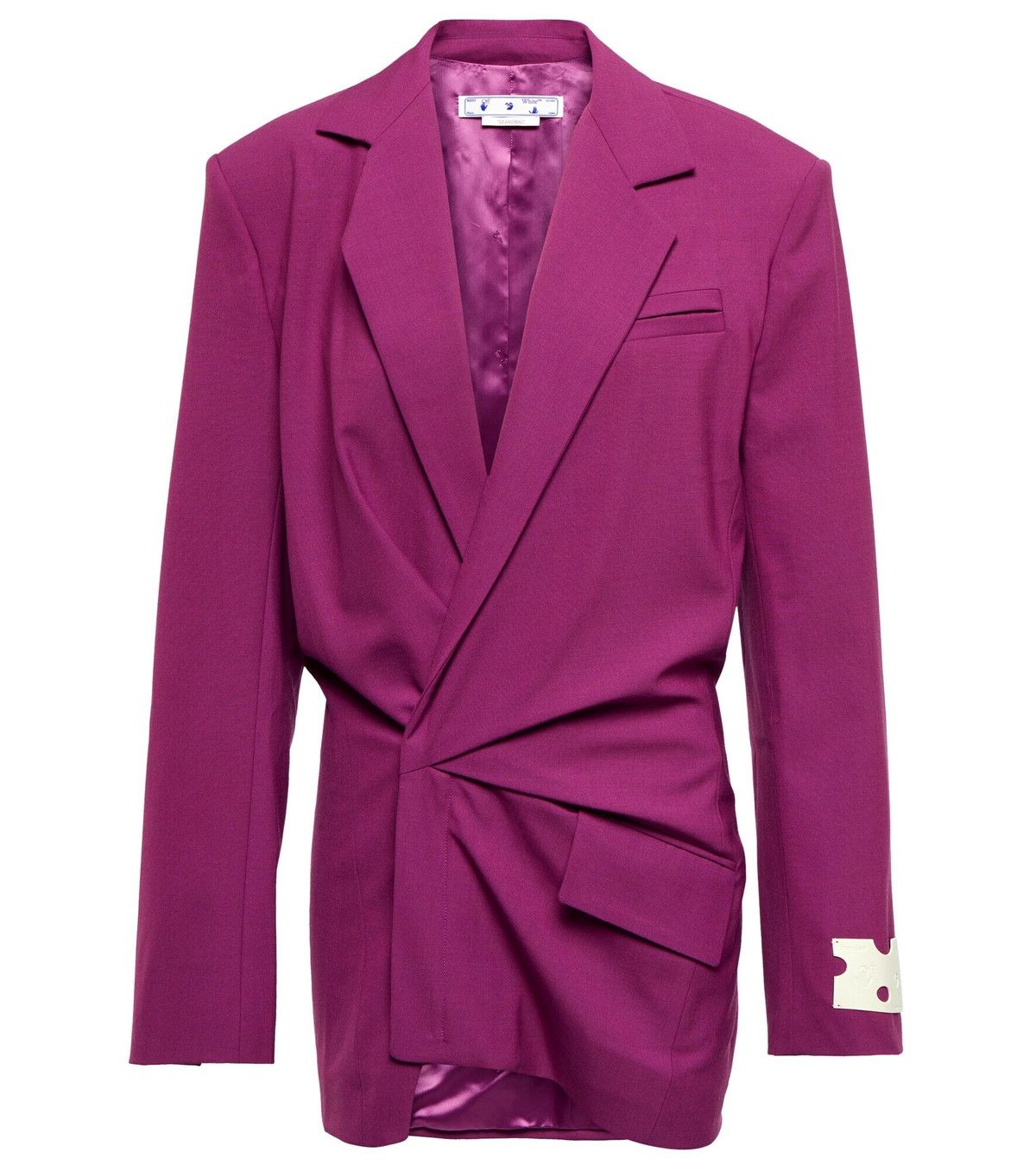 Off-White o1y1125 Blazer in Mauve Size S / US 4 / IT 40 - 1 Thumbnail