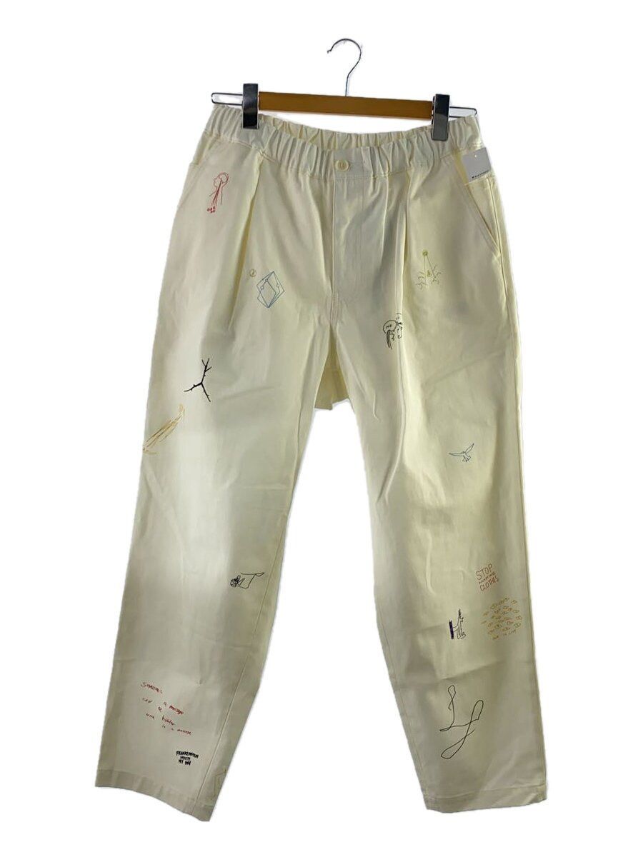 Undercover UC I2 Sketch Monogram Ctn One-Tuck Easy Pts White Size US 32 / EU 48 - 1 Thumbnail