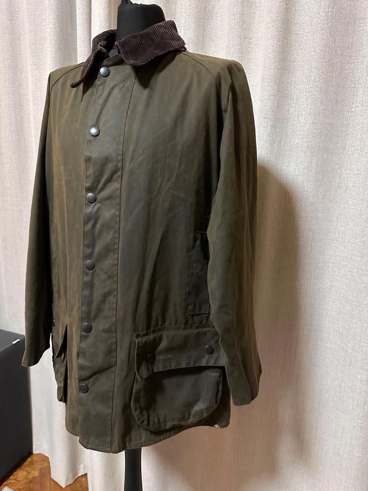 Barbour Barbour Vintage A50 Moorland 8oz Wax Jacket C48 122Cm 80's Size US XXL / EU 58 / 5 - 4 Thumbnail
