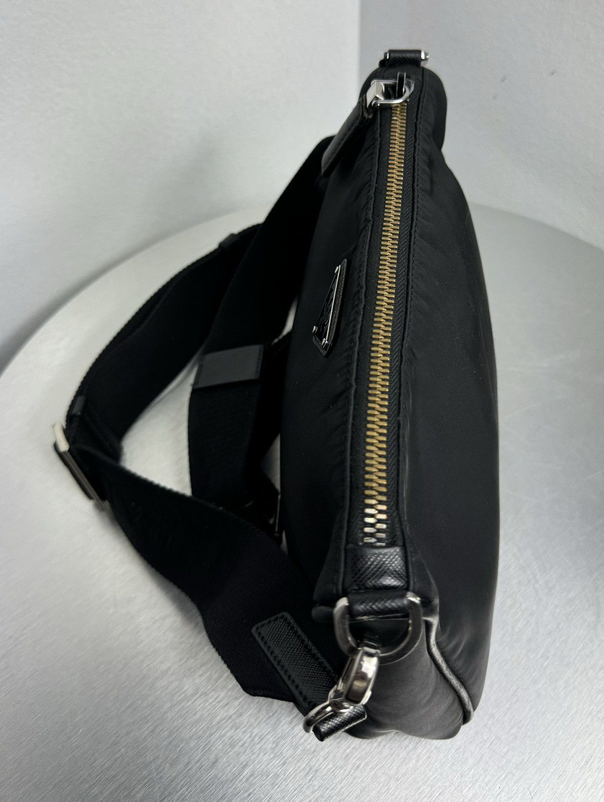 Prada Prada Re-Nylon / Saffiano Shoulder Bag Black Size ONE SIZE - 9 Thumbnail