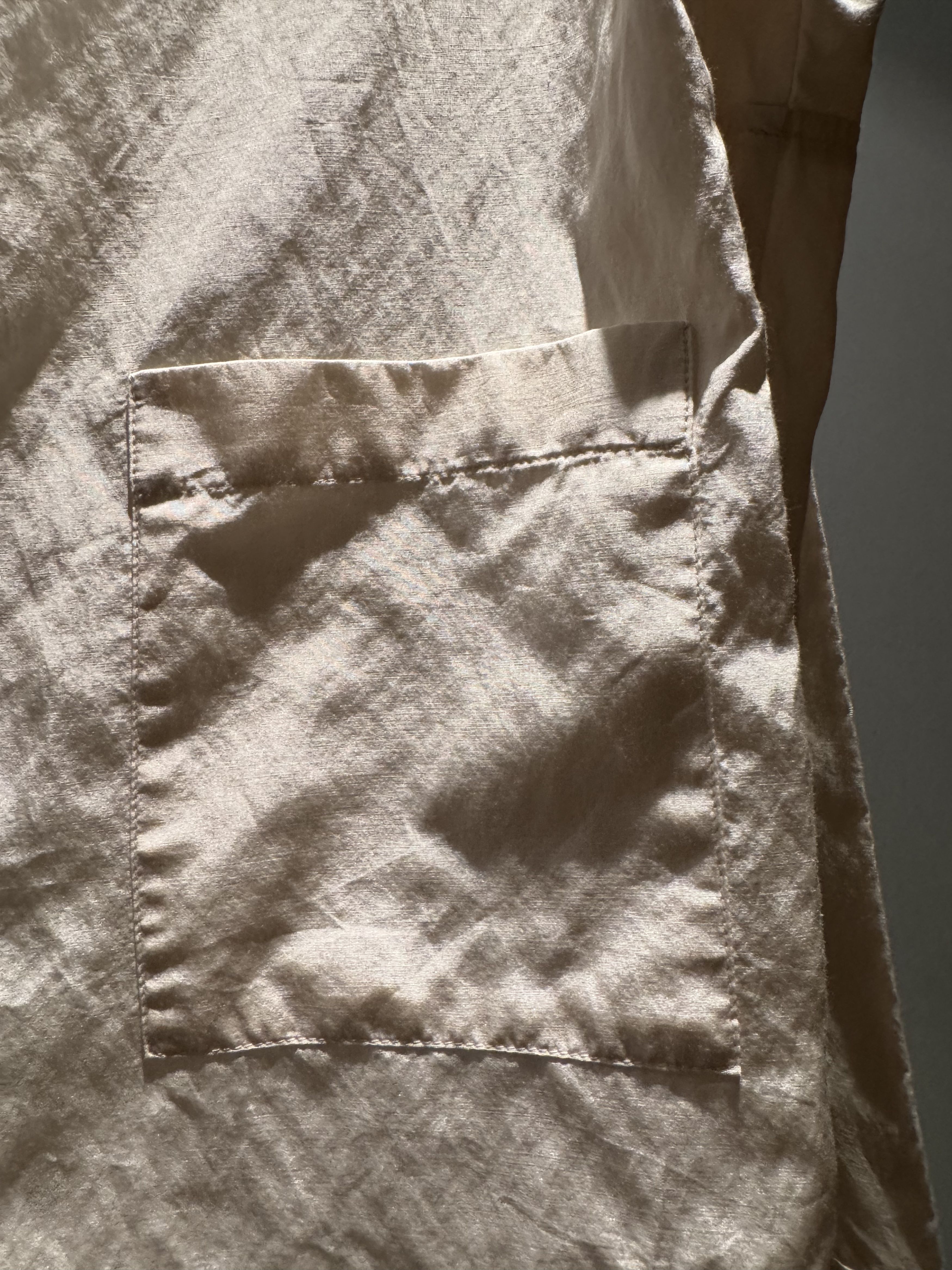 Cos COS Silk-Cotton Shirt in Cream (Size 2) Size XS / US 0-2 / IT 36-38 - 5 Thumbnail