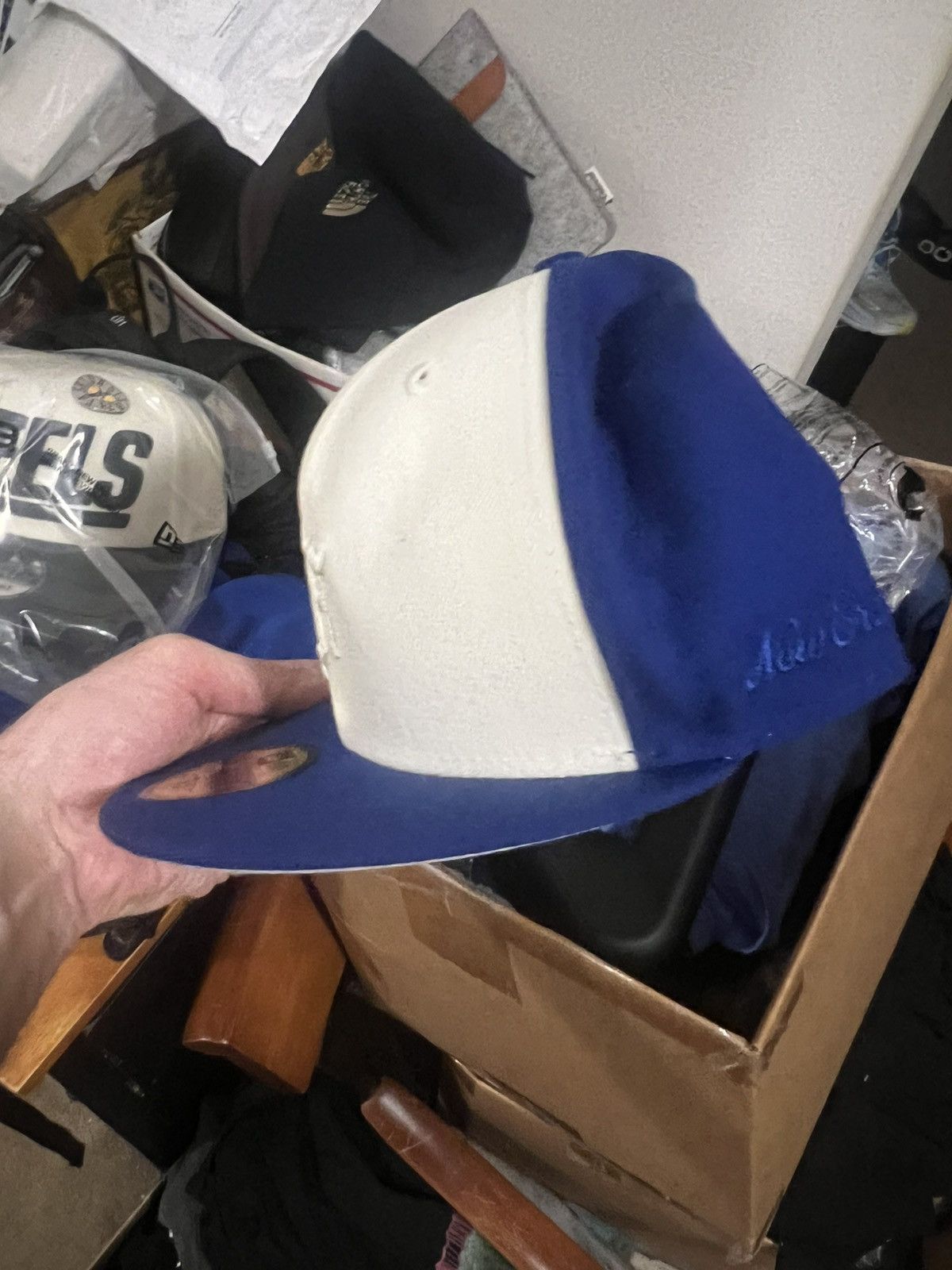 Fear of God × New Era New Era x Fear of God fitted hat blue & white 7 3/4 Size ONE SIZE - 3 Thumbnail