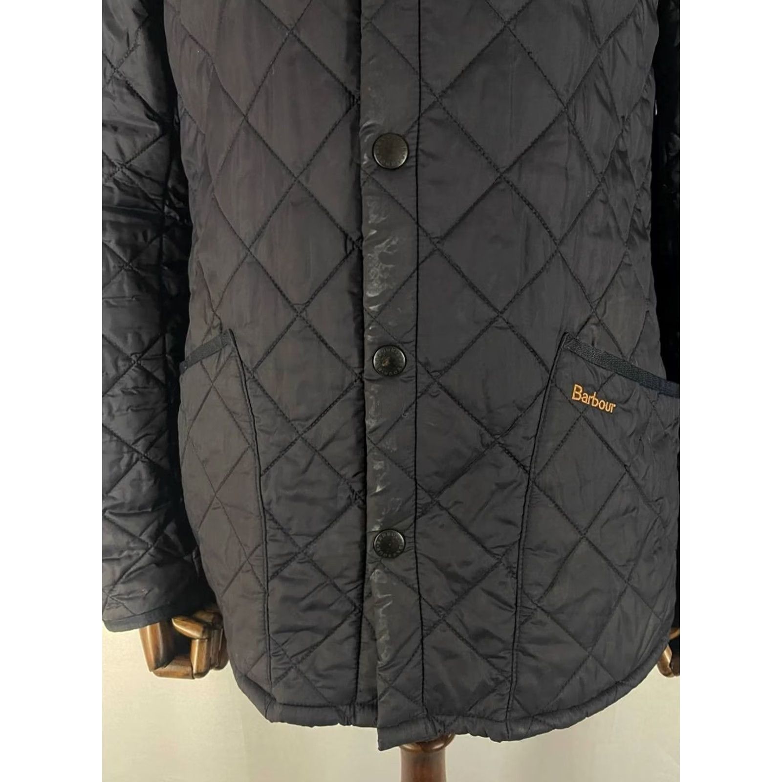 Barbour Barbour Mens Quilted Jacket Size S Navy Polyamide Long Sleeve Parka Coat Size US S / EU 44-46 / 1 - 7 Thumbnail