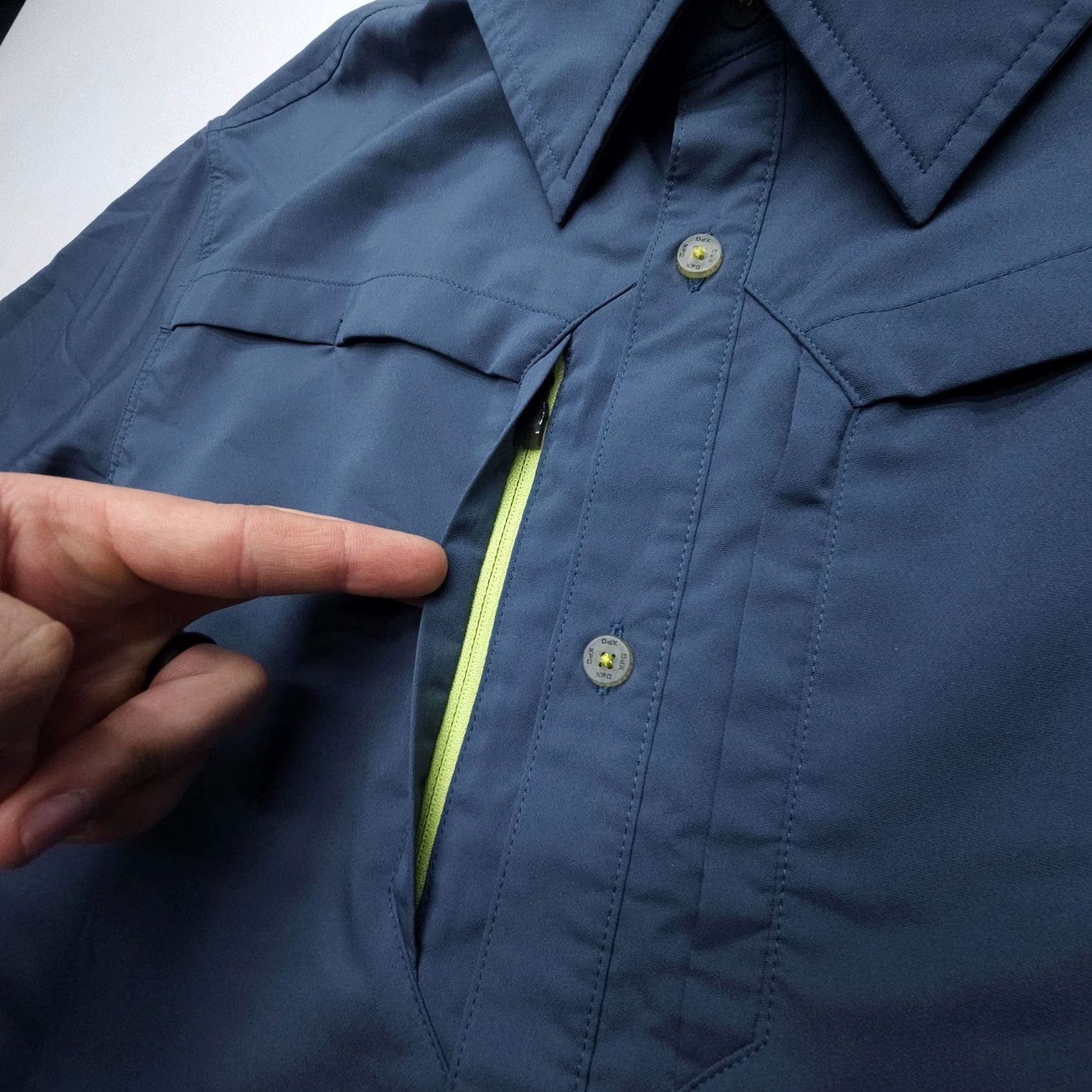 Vintage Cabela's XPG Vented Shirt Mens XL Blue Hiking Fishing Outdoor Sports Tech Light Shirt Size US XL / EU 56 / 4 - 5 Thumbnail