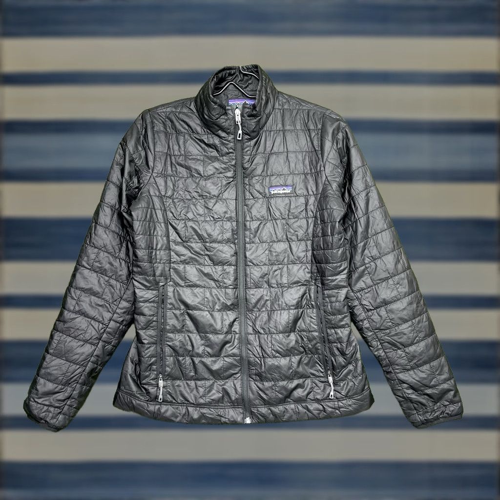 Patagonia Patagonia Nano Puff Jacket Women S Insulated Black 84217 PRIMALOFT Quilted Outdoor Winter Fall Spring Regular Fit Wool? Size S / US 4 / IT 40 - 1 Thumbnail