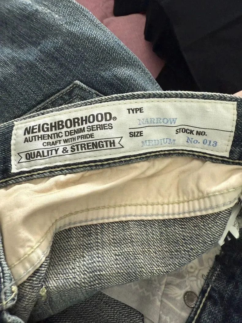Neighborhood Neighborhood New Denim Jeans with Logo. Size US 27 - 6 Thumbnail