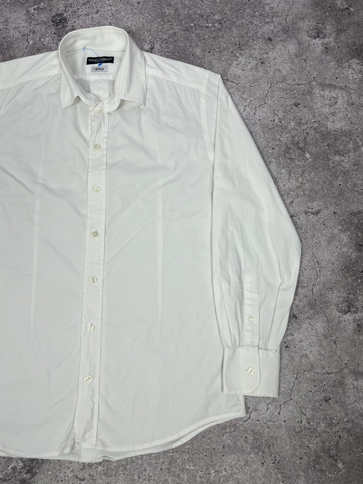 Dolce & Gabbana Dolce & Gabbana Gold Shirt Button Up Long Sleeve Size US M / EU 48-50 / 2 - 3 Thumbnail