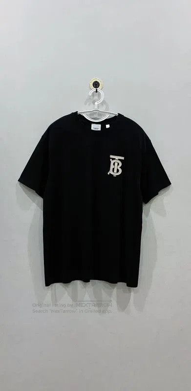 Burberry Burberry Men's Black Cotton Short Sleeve T. Size US S / EU 44-46 / 1 - 1 Thumbnail
