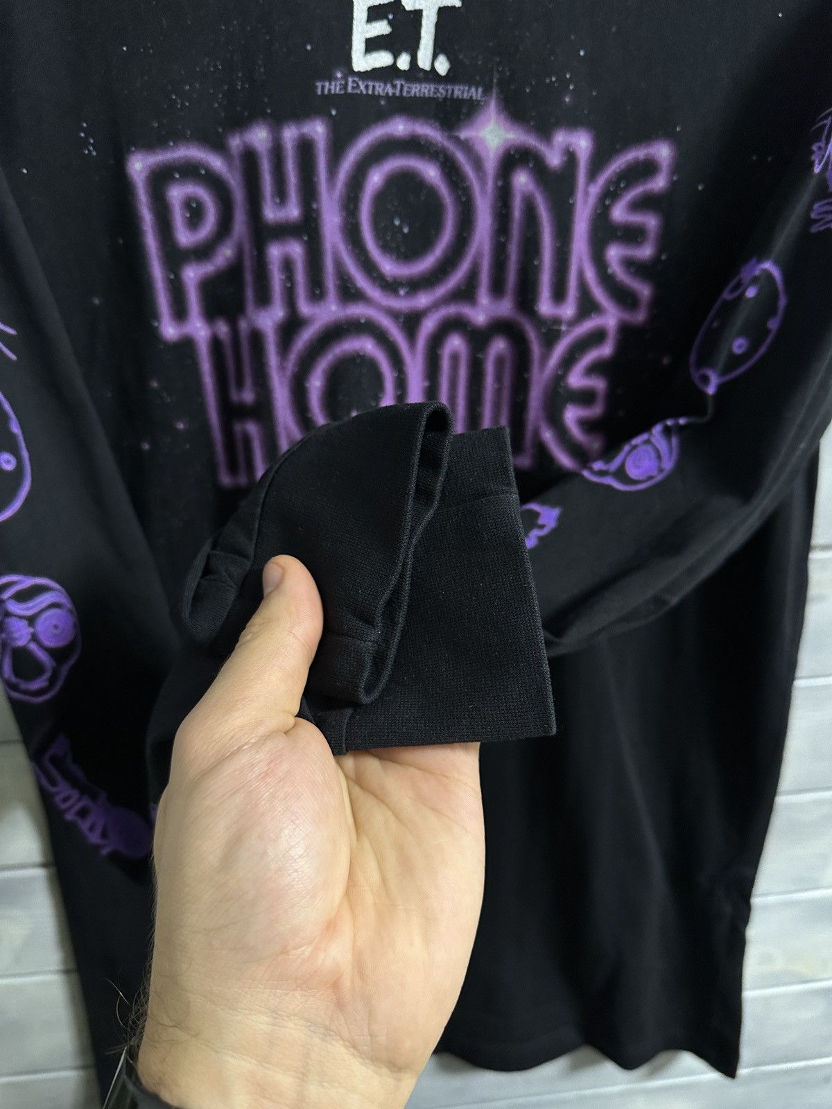 Universal Studios Rare E.T The Extra-Terrestrial Ringer Long-Sleeve Vintage Size US M / EU 48-50 / 2 - 5 Thumbnail