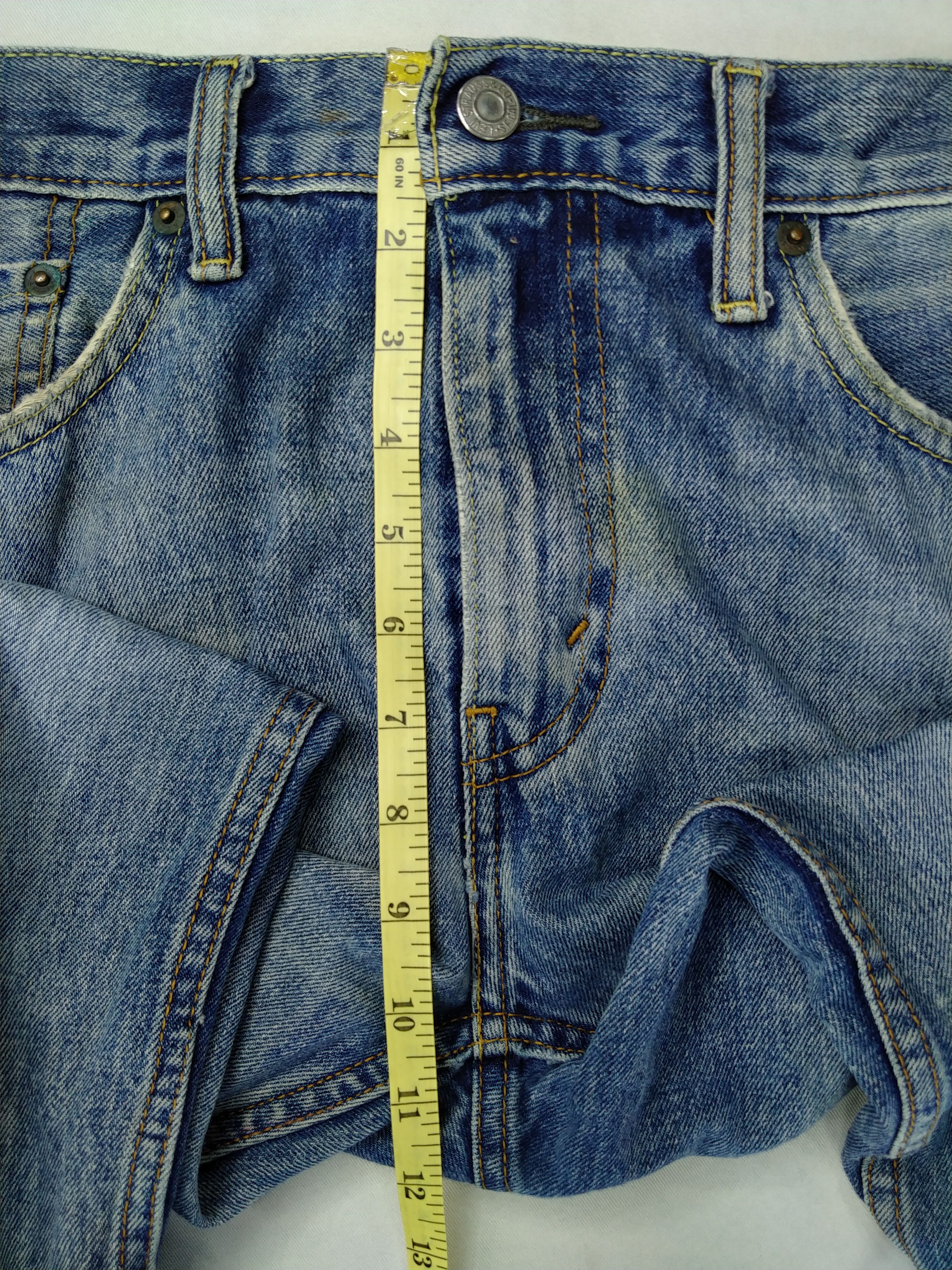 Levi's Vintage Levi's 513 Distressed 32 x 30 Denim -JN318 Size US 32 / EU 48 - 6 Thumbnail