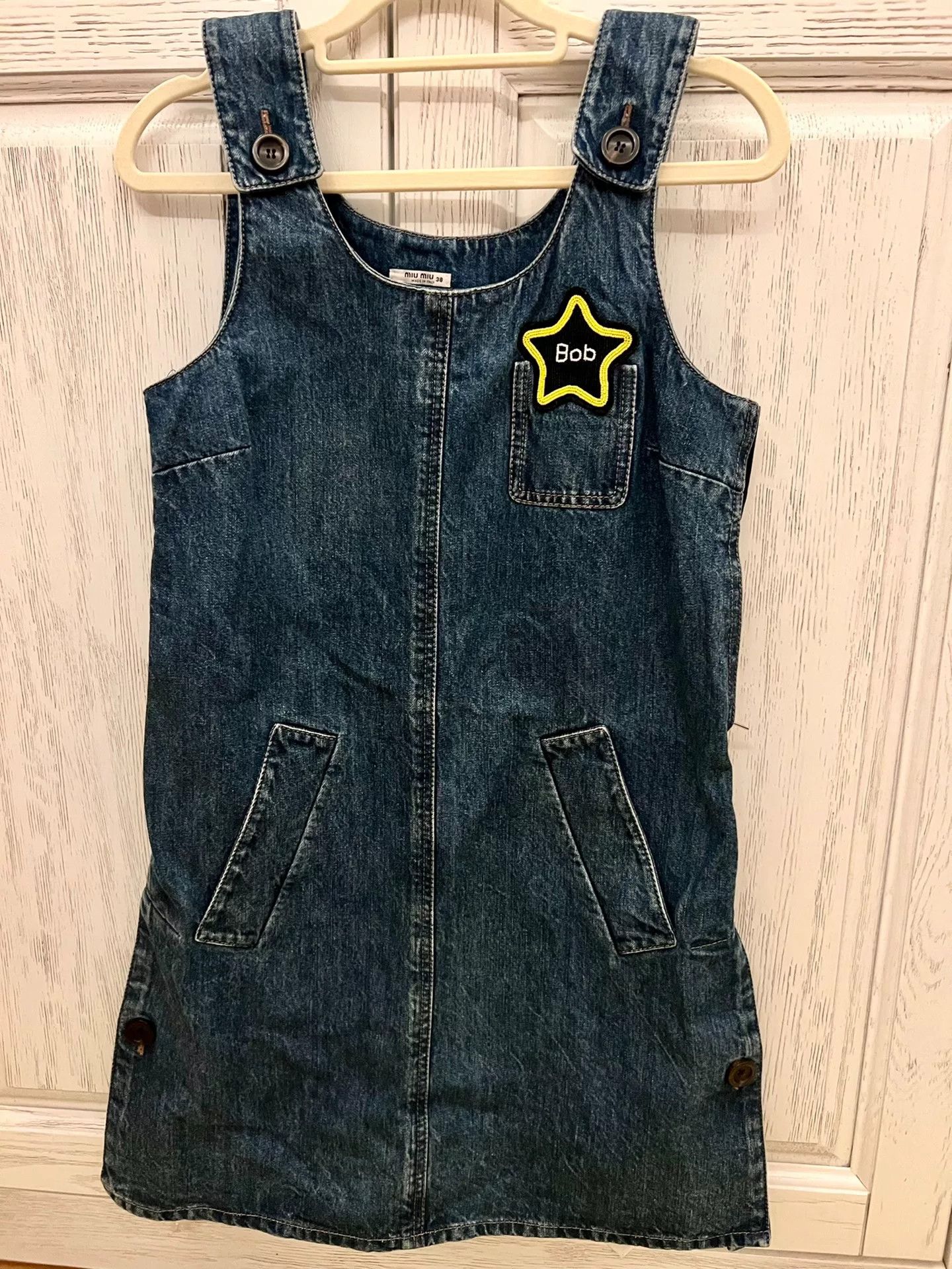 Miu Miu Miumiu Pinafore Dress Size 38 Size S / US 4 / IT 40 - 1 Thumbnail