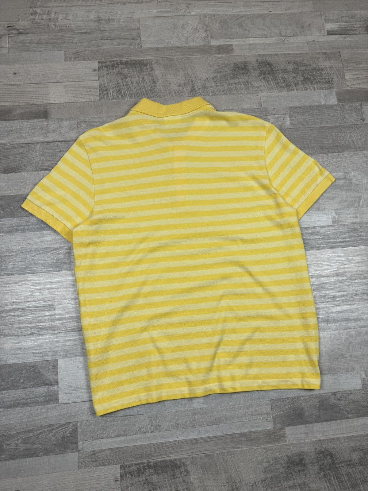 Lacoste Lacoste Yellow Striped Polo T shirt Mens Size US L / EU 52-54 / 3 - 2 Thumbnail