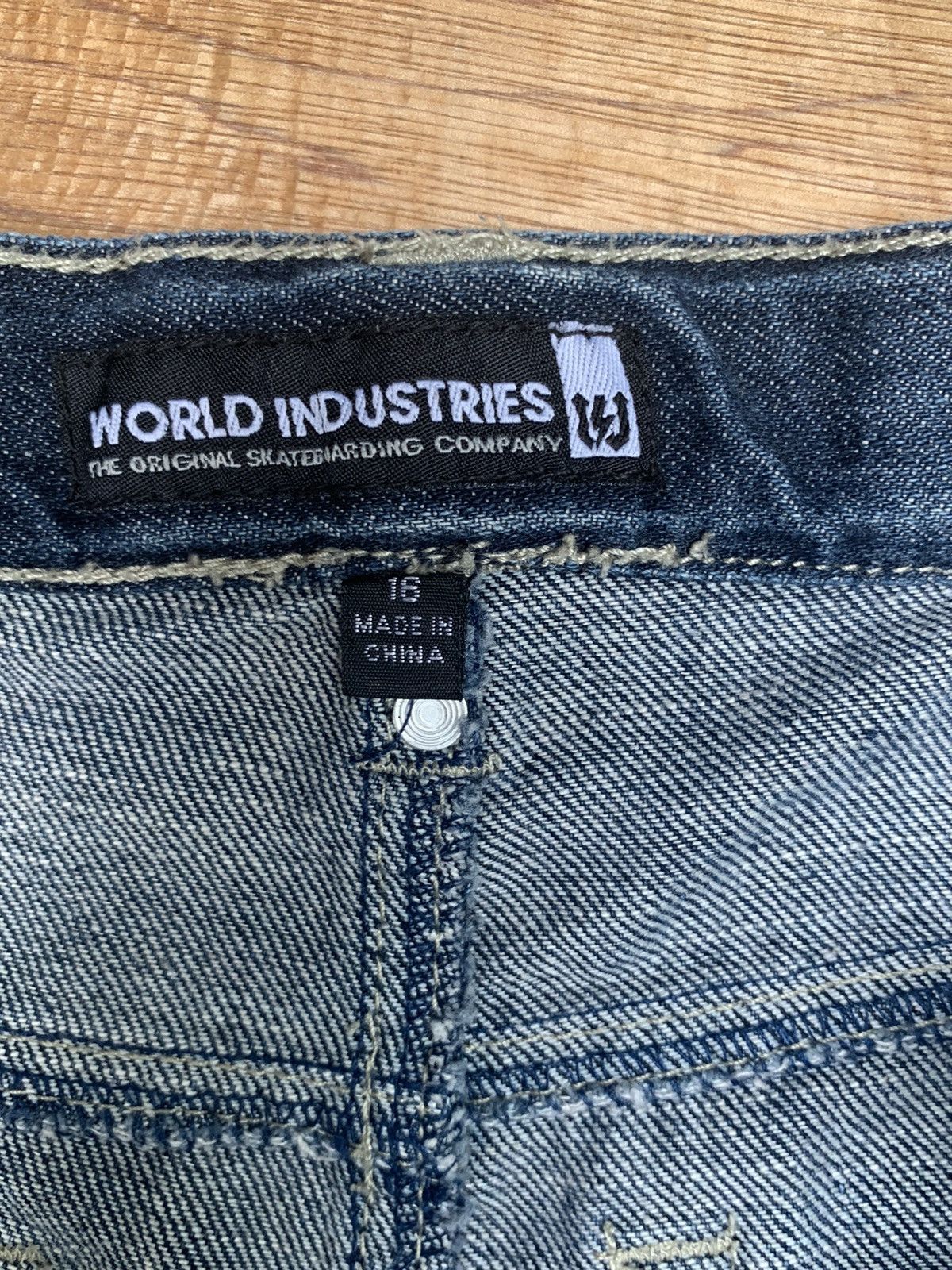 Hook-Ups World Industries Orignal Skateboarding Company Denim Pants Size US 28 / EU 44 - 20 Thumbnail