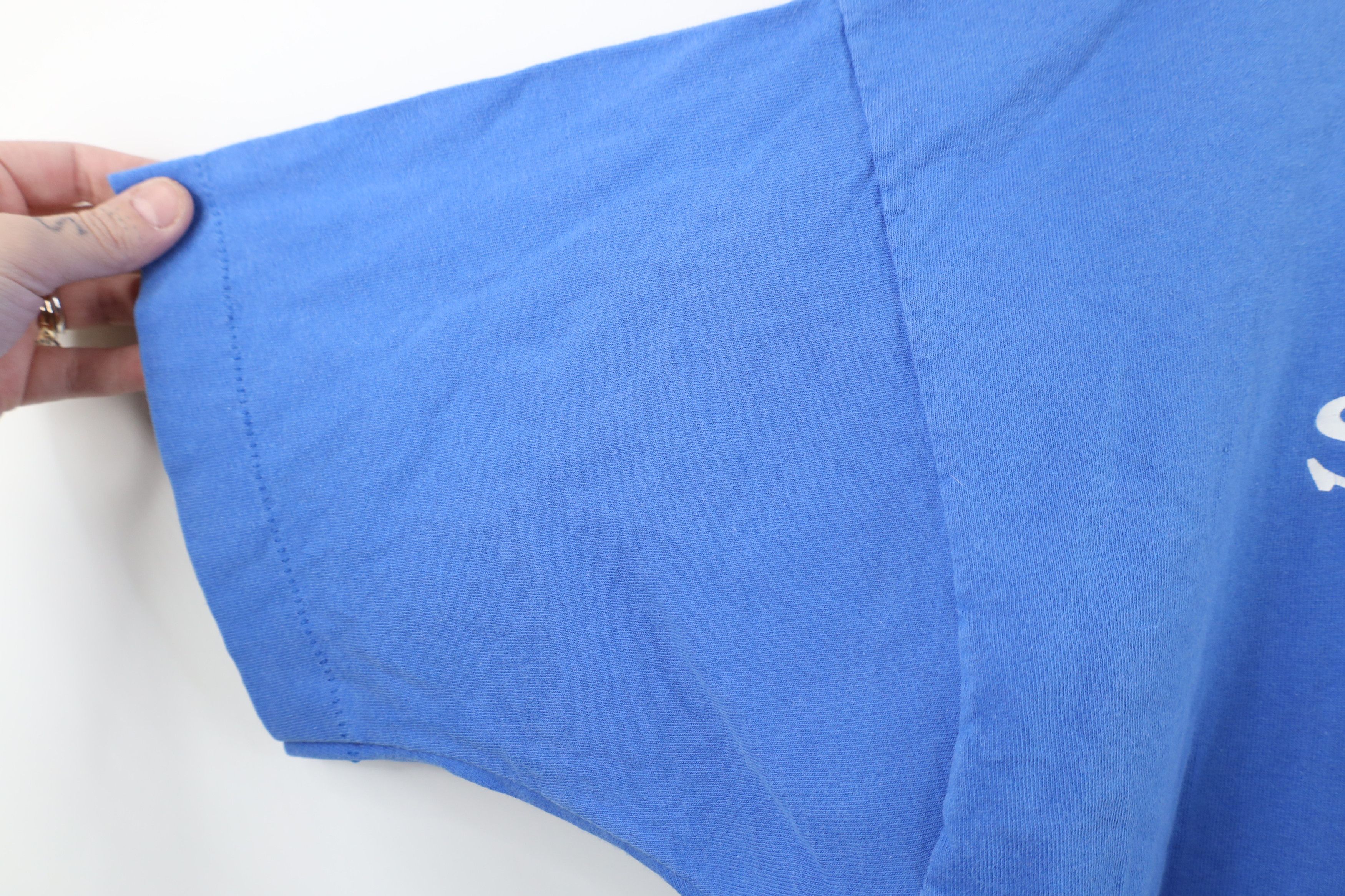 Vintage Vintage 90s Spell Spelman College T-Shirt Blue Cotton USA Size US XXL / EU 58 / 5 - 8 Thumbnail
