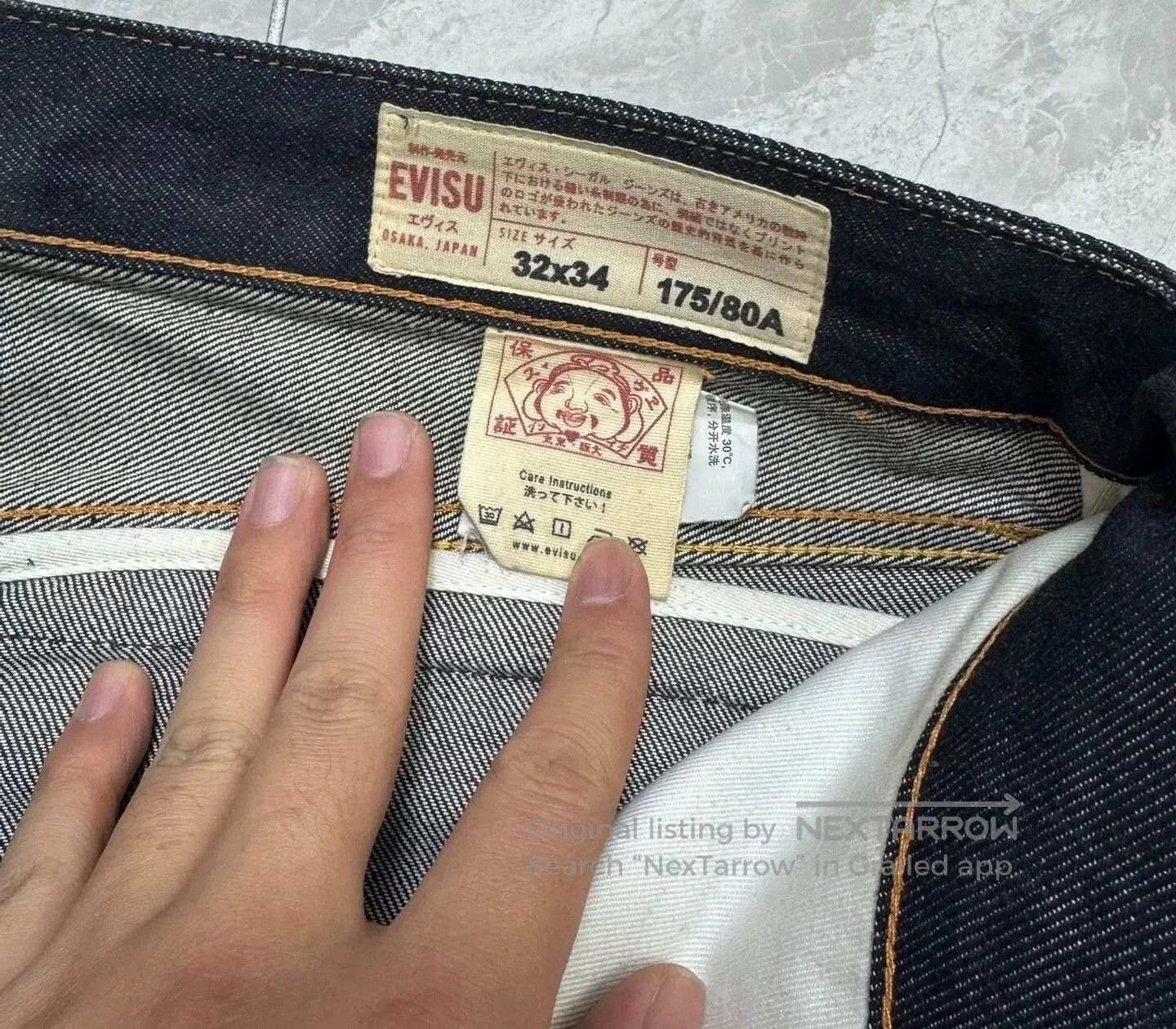 Evisu Evisu Selvedge Raw Denim Jeans. Size US 32 / EU 48 - 9 Thumbnail
