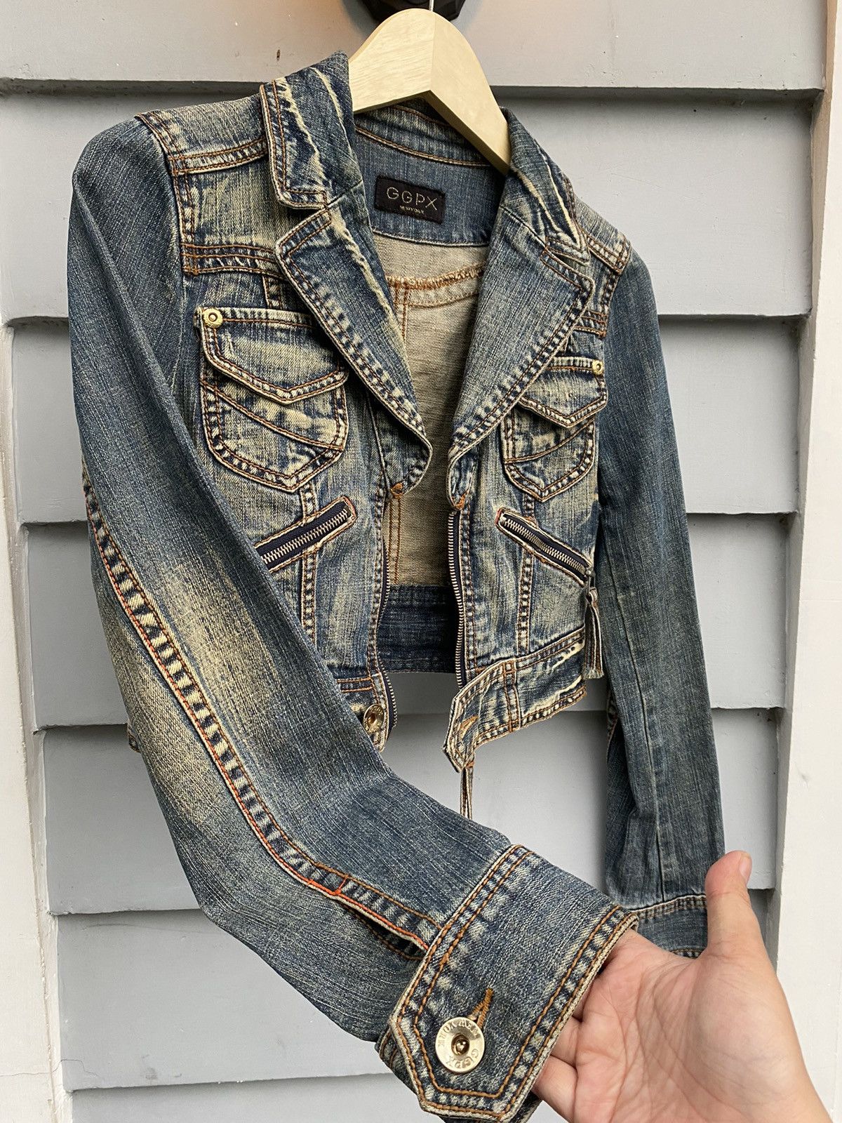 Vintage Bundling Biker Jacket+ Snakeleo Tartan Blus Westwood Style Size S / US 4 / IT 40 - 9 Thumbnail