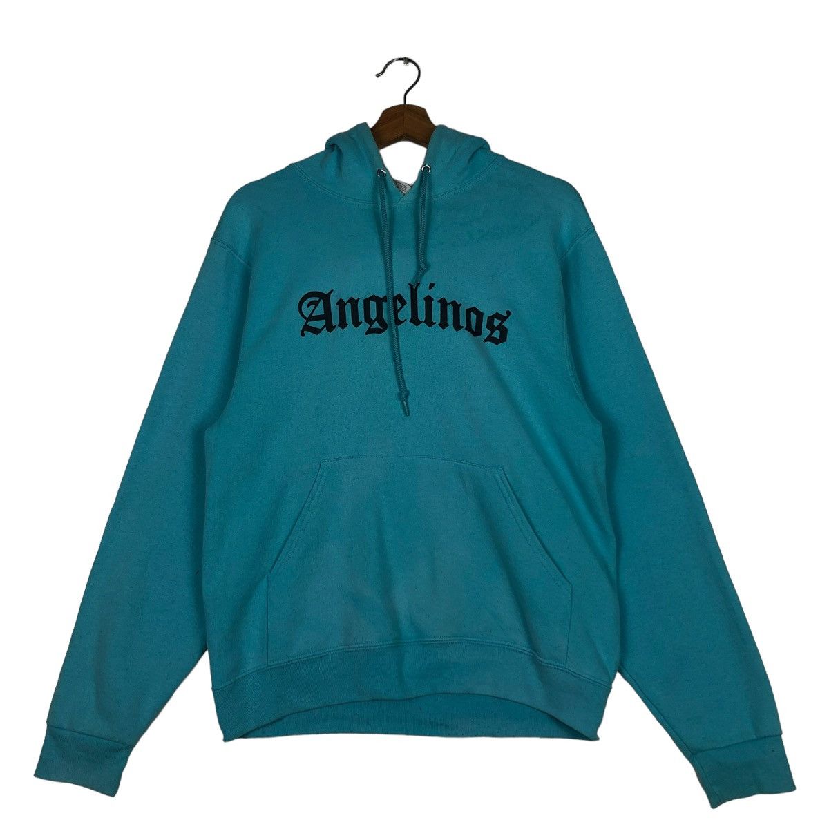 Vintage 🔥Vtg Hoodie Pull Over Jerzees USA Angelinos Big Logo Size US S / EU 44-46 / 1 - 7 Thumbnail