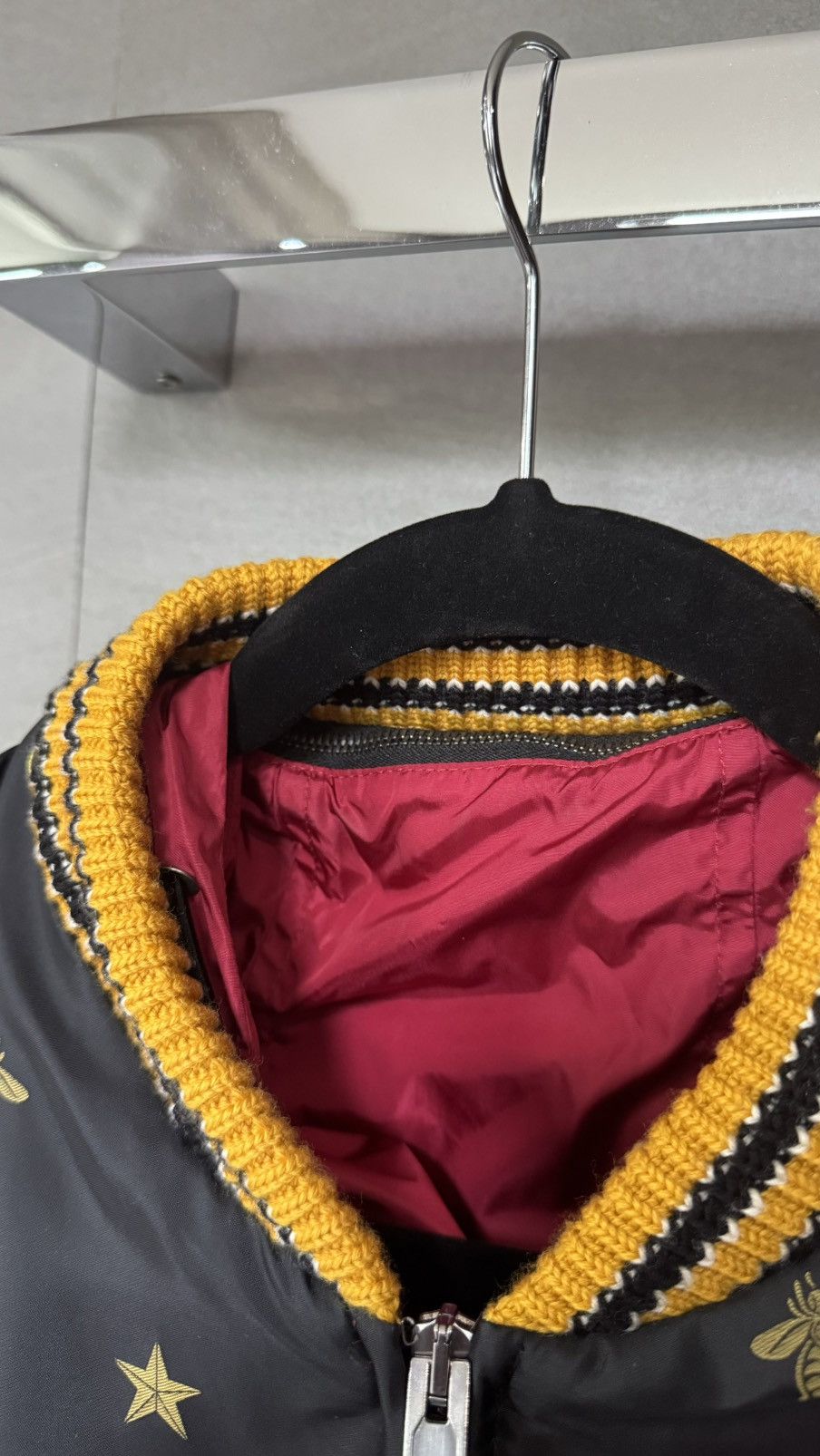 Gucci Gucci Bee Star Bomber Jacket Size US S / EU 44-46 / 1 - 8 Thumbnail
