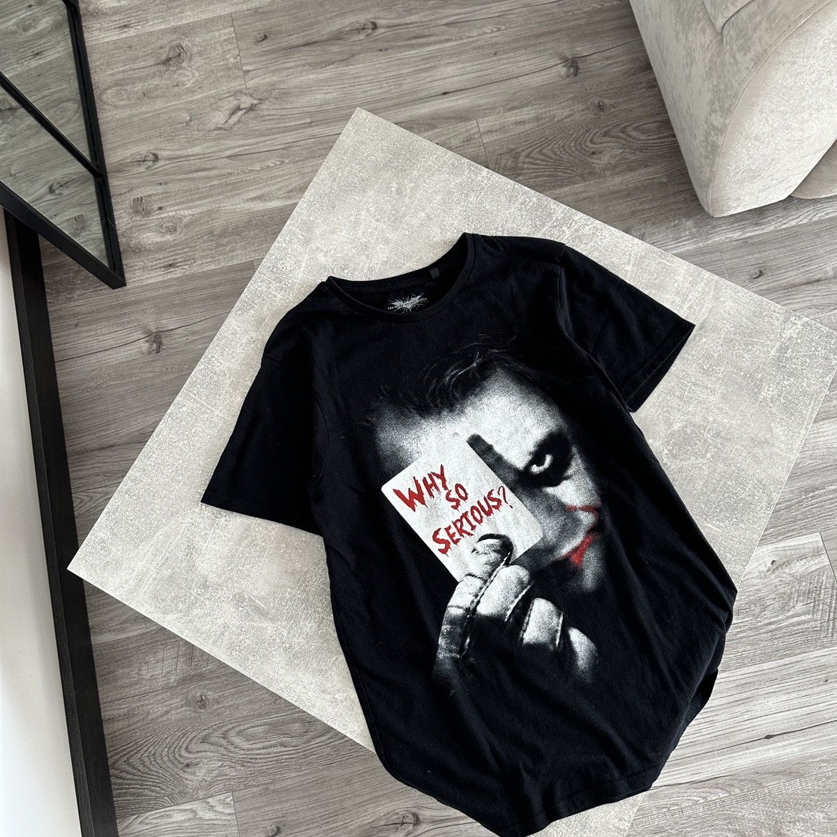 DC Comics Vintage 00s Joker Why So Serious Dark Knight rises y2k tee Size US S / EU 44-46 / 1 - 3 Thumbnail