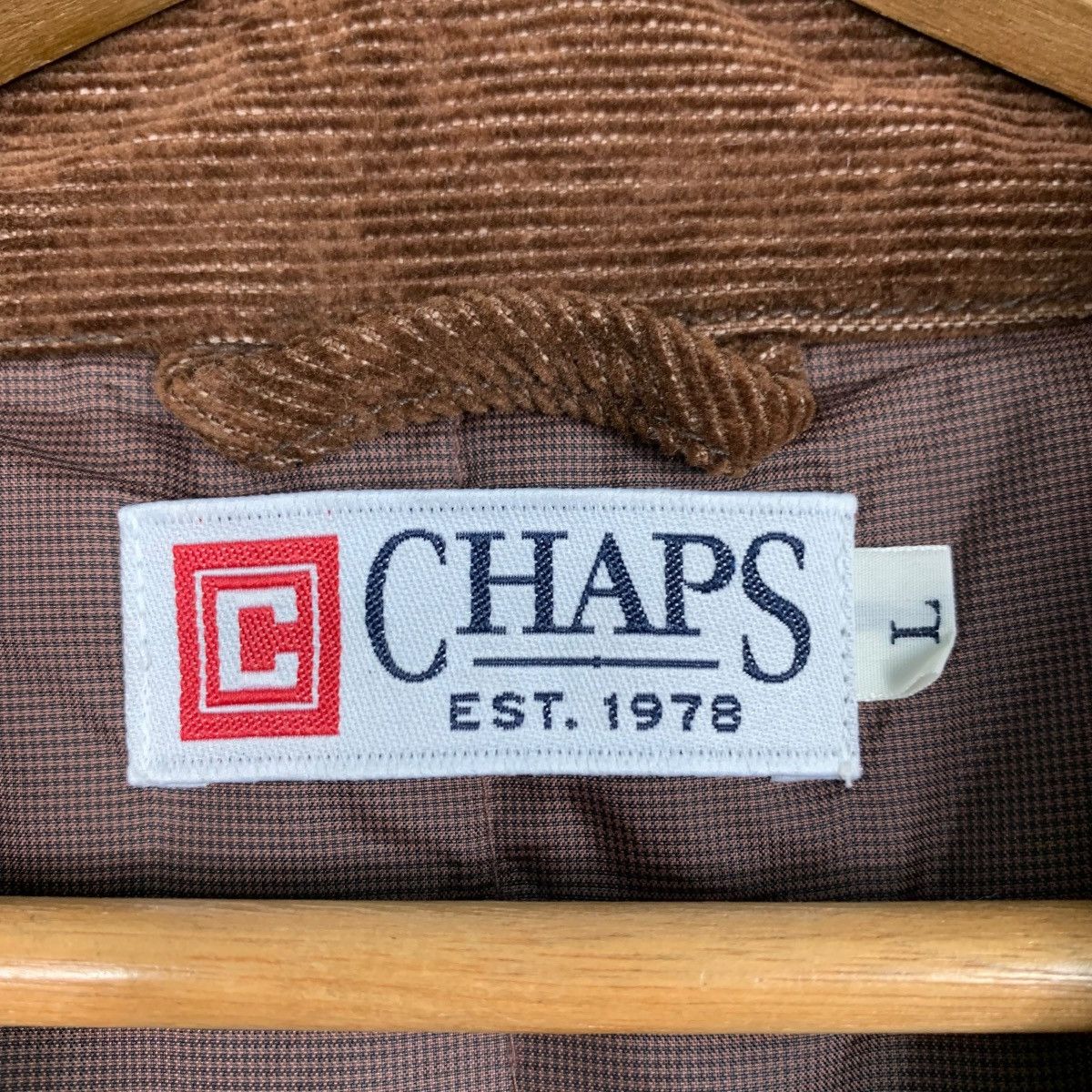 Chaps CHAPS Collared Casual Jacket Men's Work Jacket #1697-C75 Size US L / EU 52-54 / 3 - 16 Thumbnail
