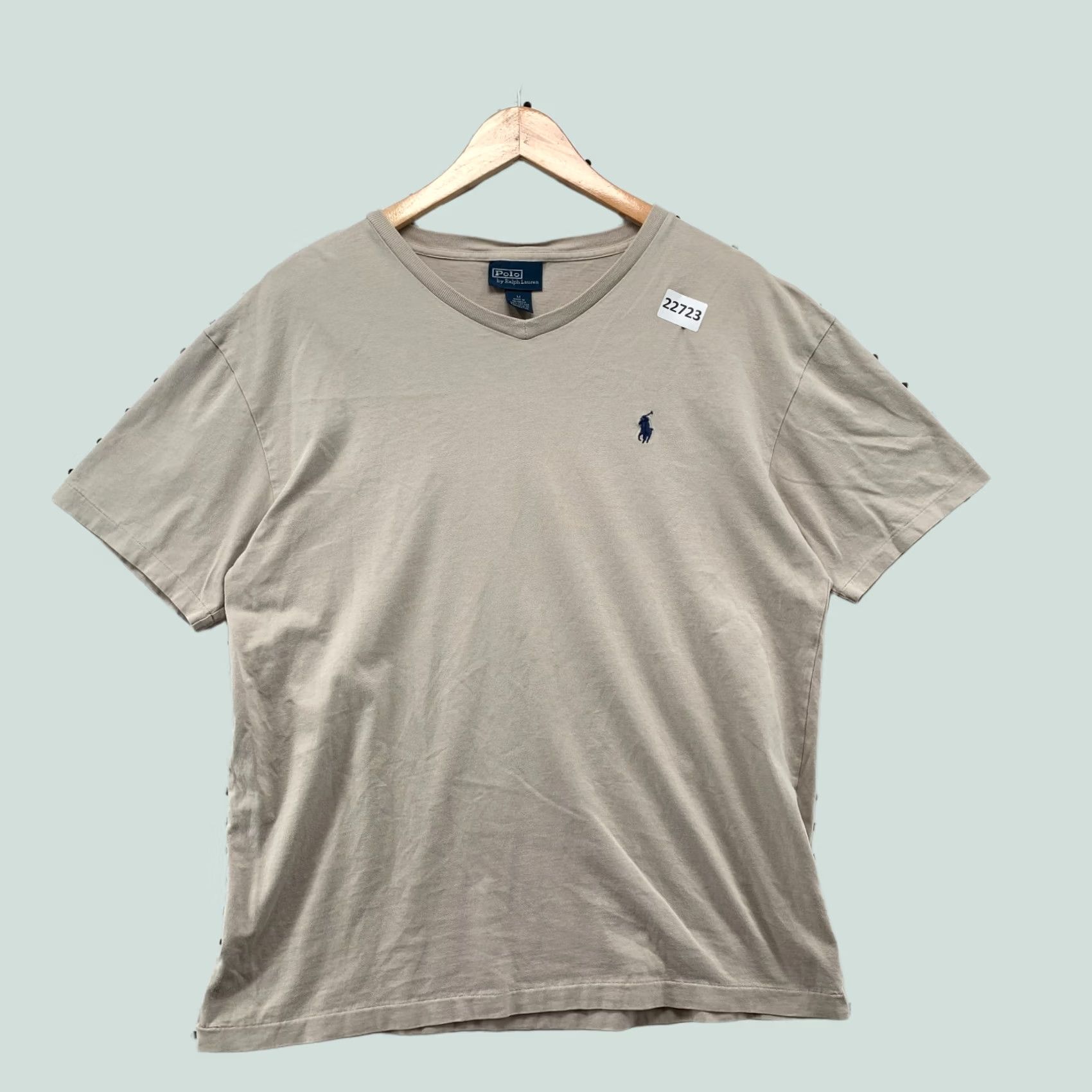 Polo Ralph Lauren VINTAGE Polo Ralph Lauren Shirt Brown Single Stitch Adult Medium 90s Mens Size US M / EU 48-50 / 2 - 1 Thumbnail