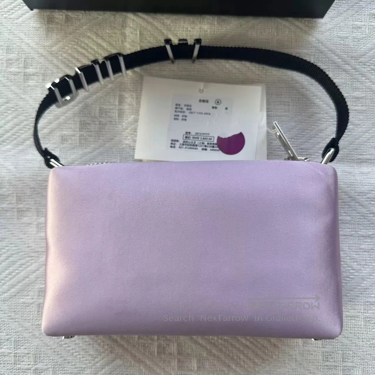Alexander Wang Alexander Wang Purple Silk Rhinestone Handbag. Size ONE SIZE - 2 Thumbnail