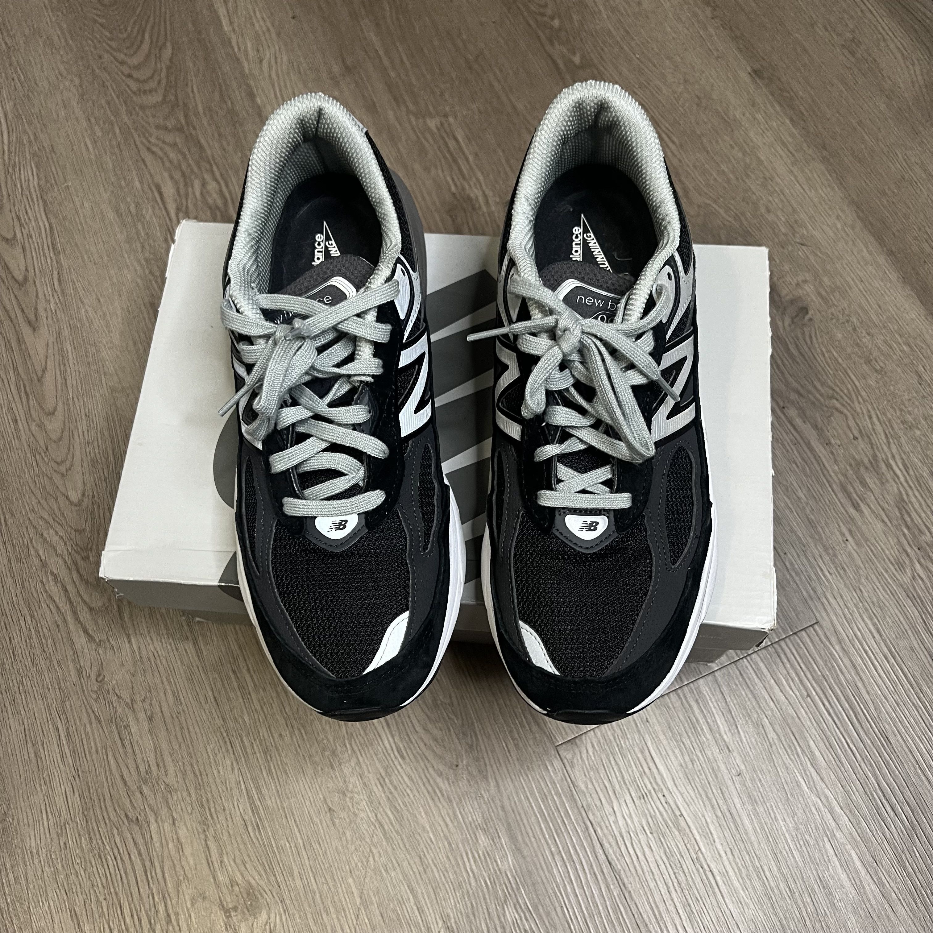 New Balance 990v6 MiUSA Black Grey White (Women's)
