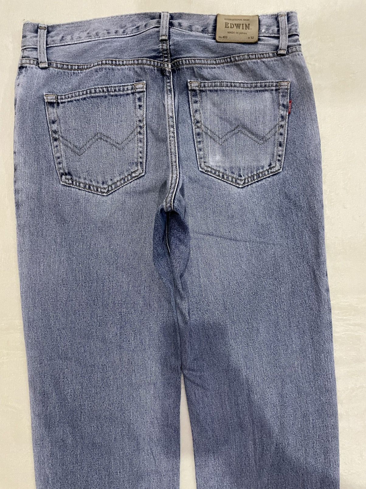 Edwin Vintage Edwin Sand Washed Distress Ripped Jeans Size US 32 / EU 48 - 10 Thumbnail