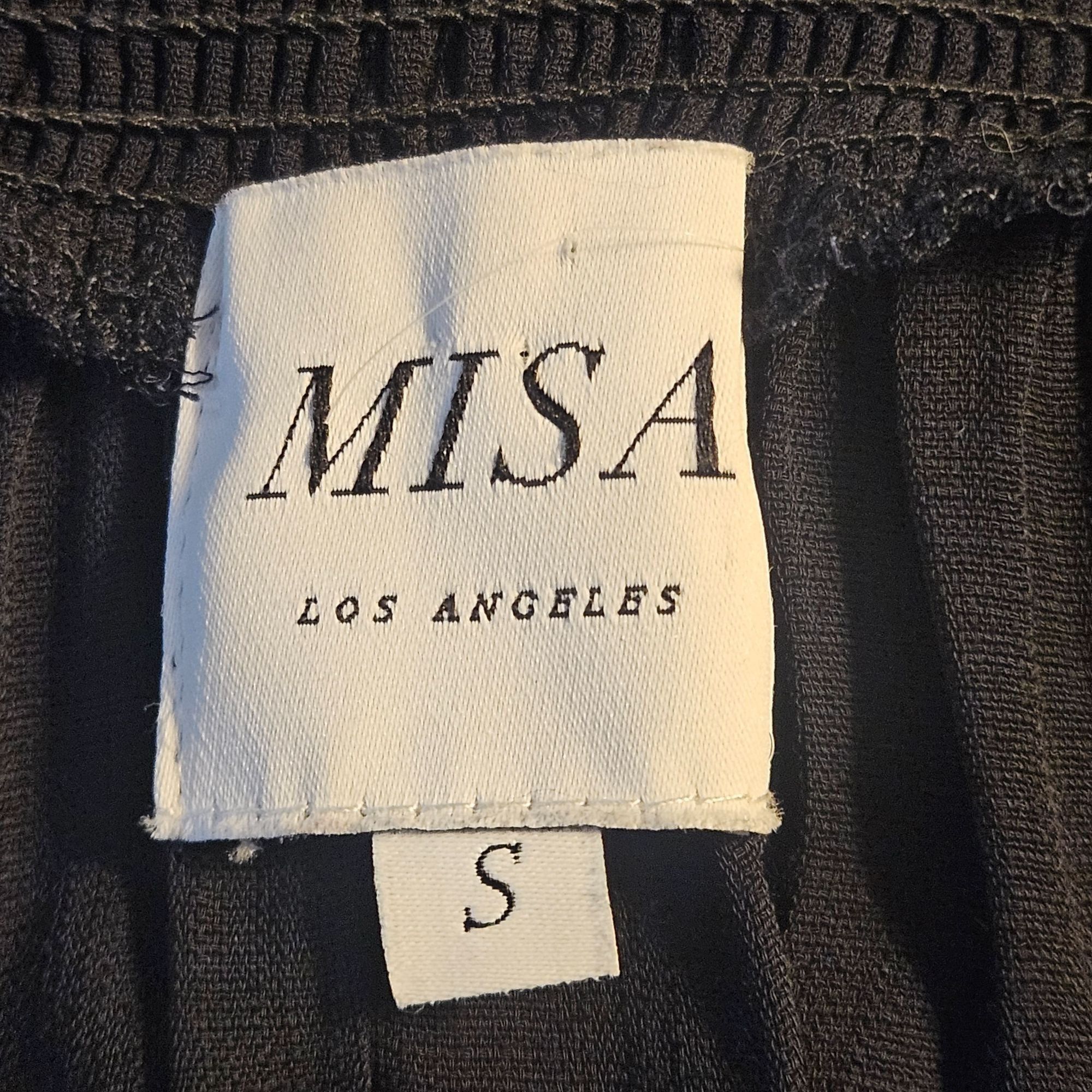 MISA Los Angeles Misa Women's Embroidered Mini Dress Black S Boho Festival Re Size S / US 4 / IT 40 - 6 Thumbnail