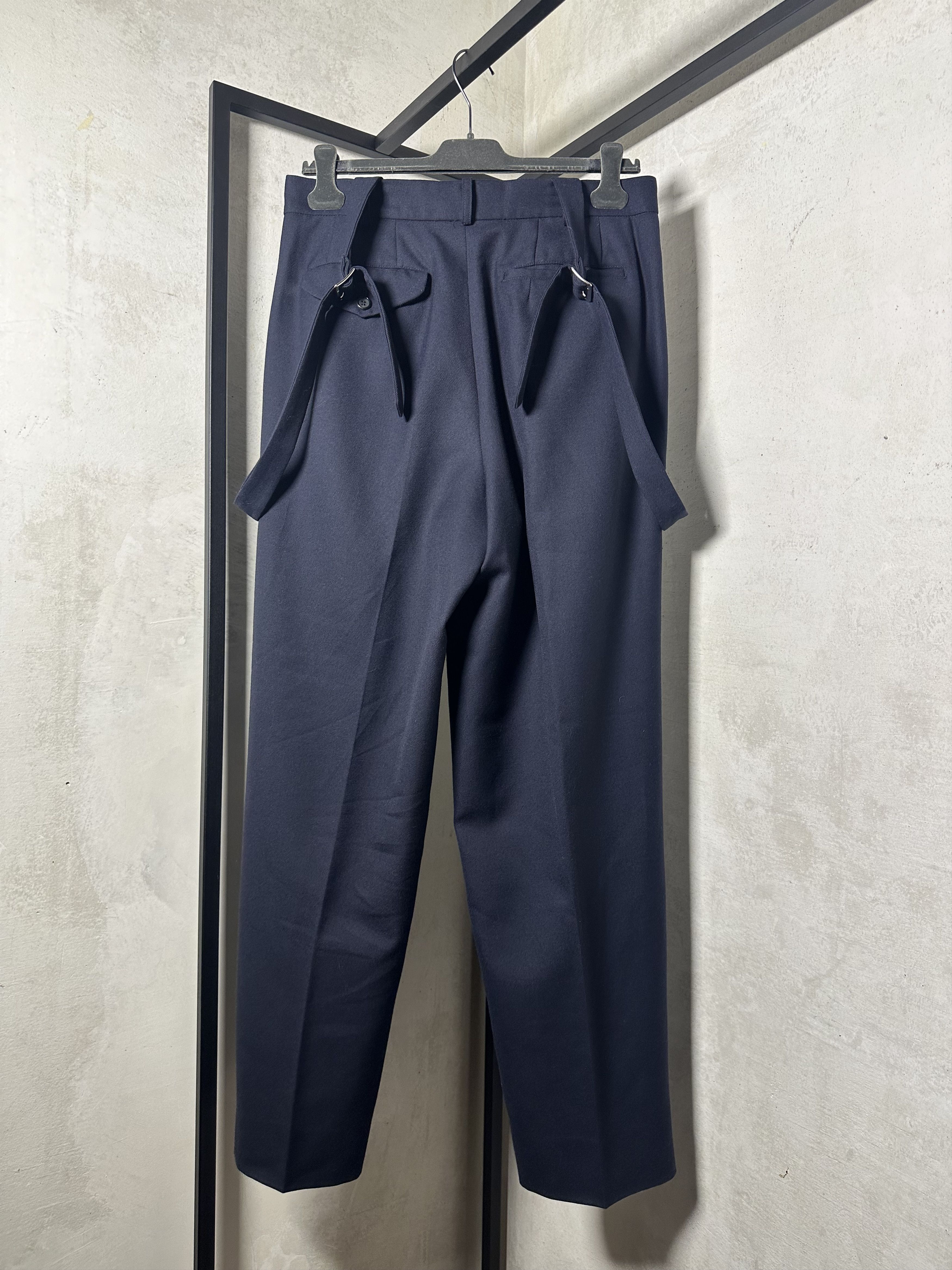 Comme des Garcons Comme Des Garcons Shoulder Strap Wool Trousers In Blue Size 28" / US 6 / IT 42 - 6 Thumbnail