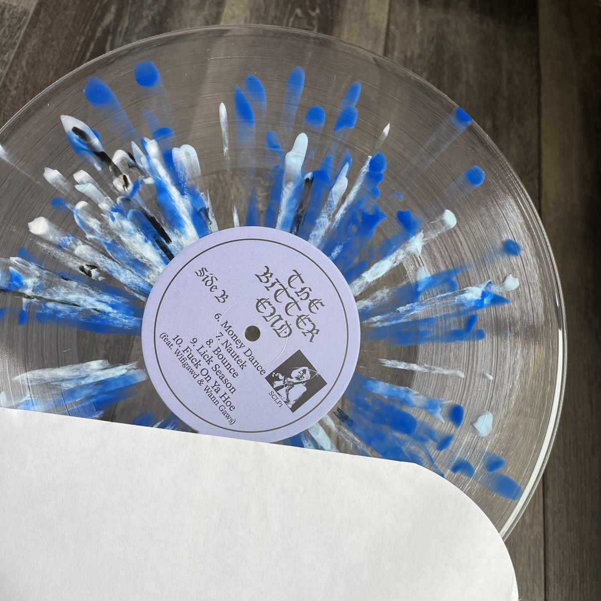 Drain Gang Five Finger Posse The Bitter End Clear Splatter Vinyl Record Size ONE SIZE - 3 Thumbnail