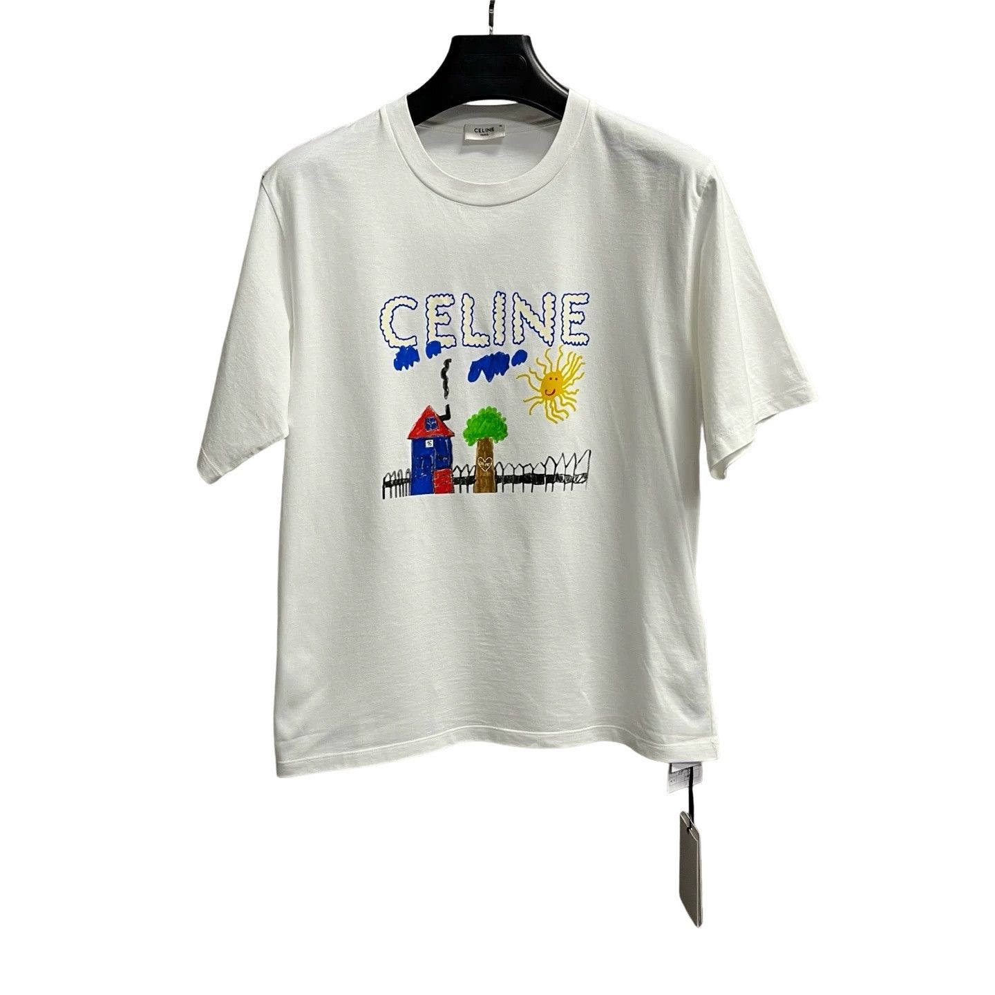 Celine Celine Graphic Drawing Print T-Shirt XS Size US XS / EU 42 / 0 - 1 Thumbnail