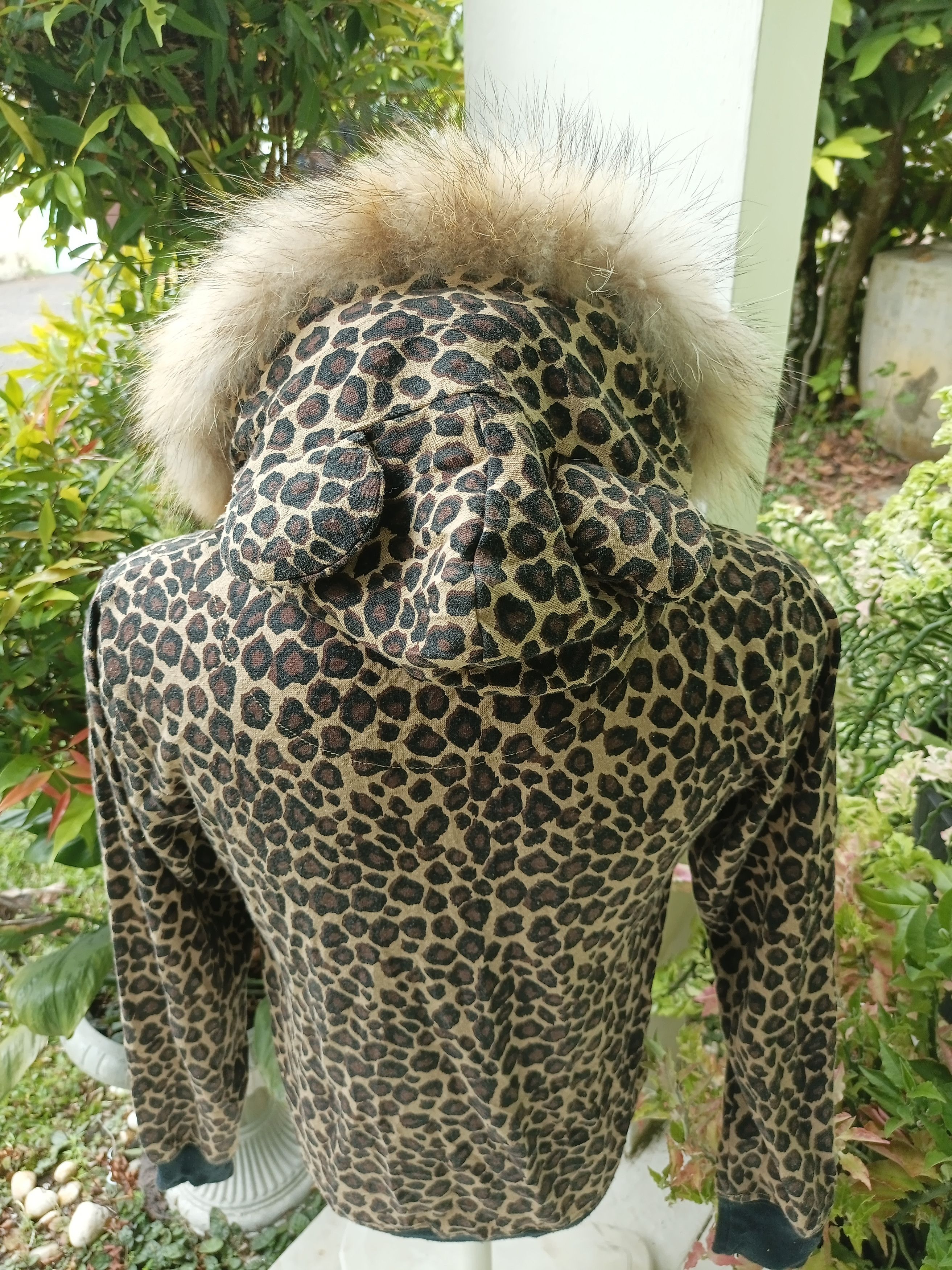 If Six Was Nine × Japanese Brand × Le Grande Bleu (L.G.B.) Y2K SHOCK NINE Leopard Ear Fur Zipper Hoodie Size US M / EU 48-50 / 2 - 15 Thumbnail