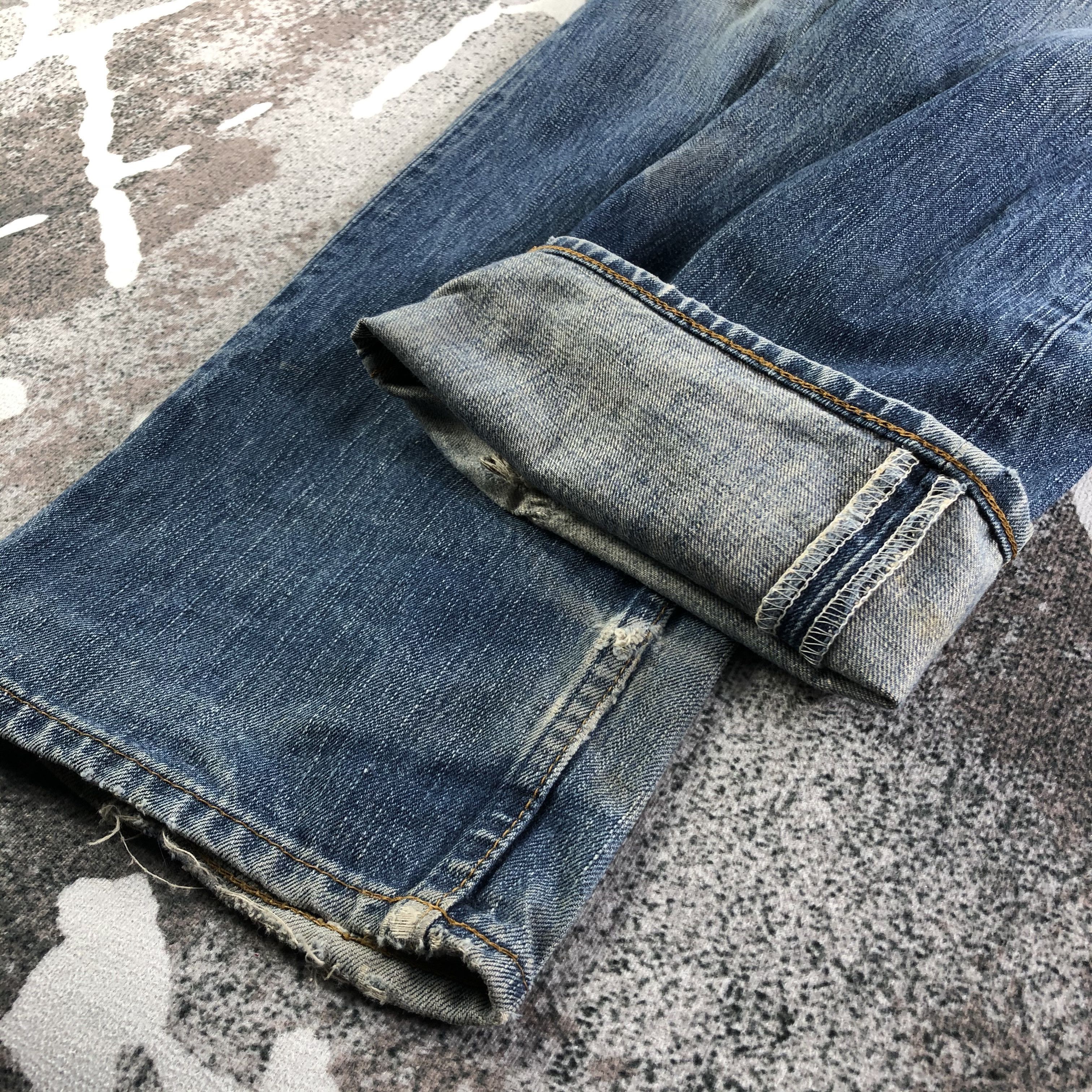 Levi's Distress Vintage Levis 503 Jeans Rusty Denim KJ2245 Size US 34 / EU 50 - 7 Thumbnail