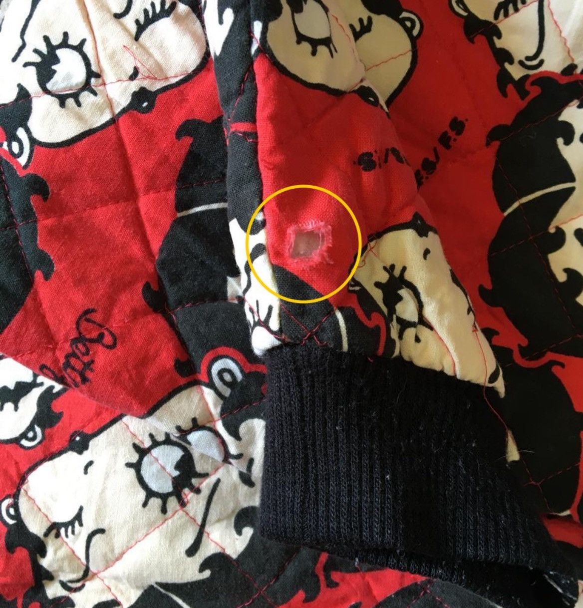 Cartoon Network Betty Boop Shawl Collar Quilted Cardigan Fullprint Size US L / EU 52-54 / 3 - 11 Thumbnail